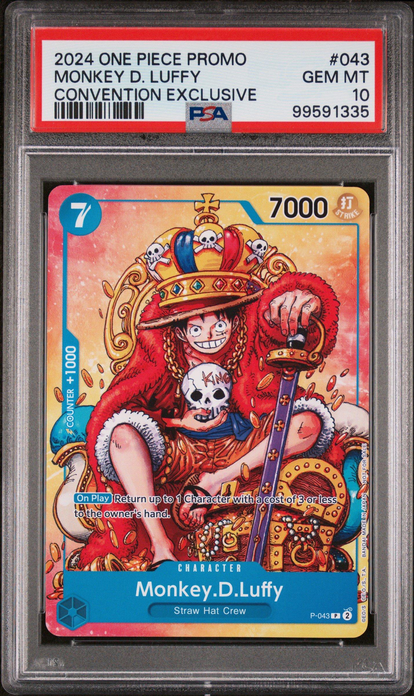 2024 One Piece Promos 043 Monkey D. Luffy Convention