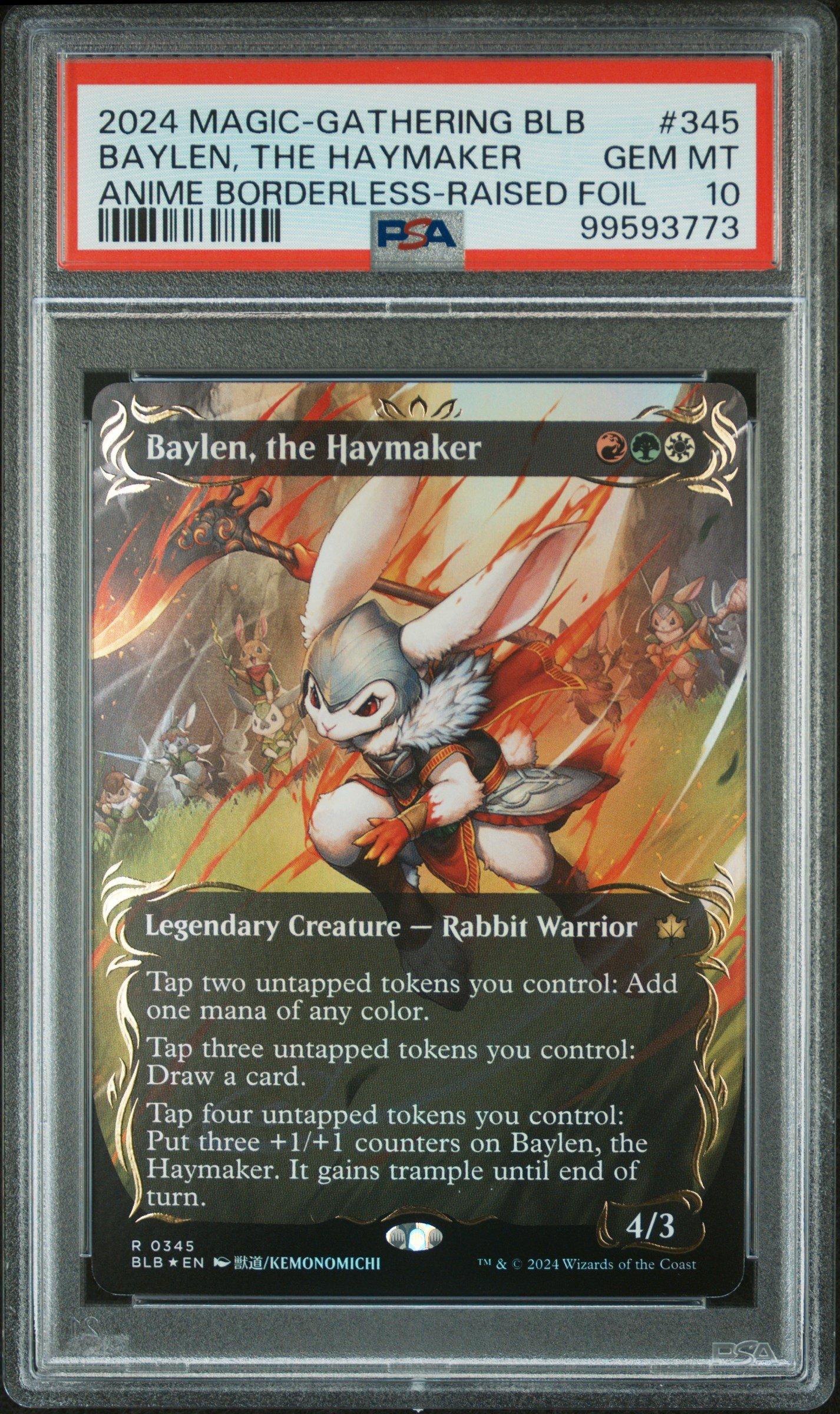 2024 Magic The Gathering Bloomburrow 345 Baylen, The Haymaker