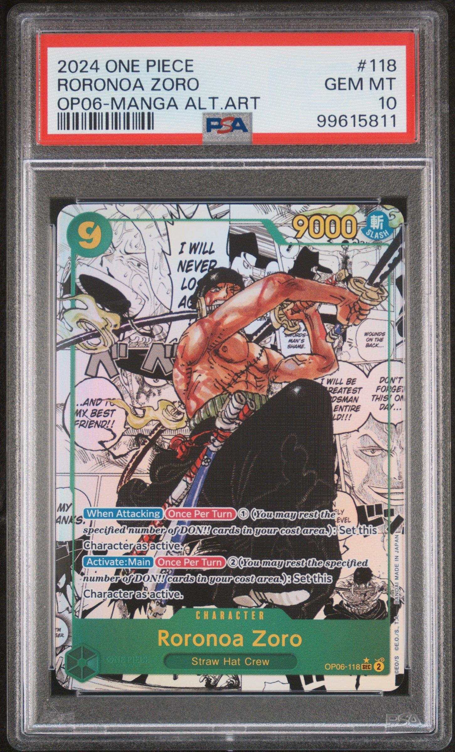 ワンピース Ma.K.R 2024 One Piece Wings Of The Captain 118 Roronoa Zoro Manga