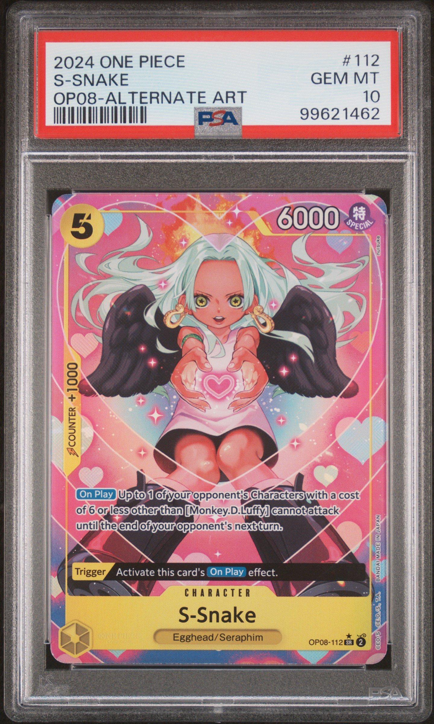 2024 One Piece Two Legends 112 S-snake Alternate Art PSA 10 | GameStop