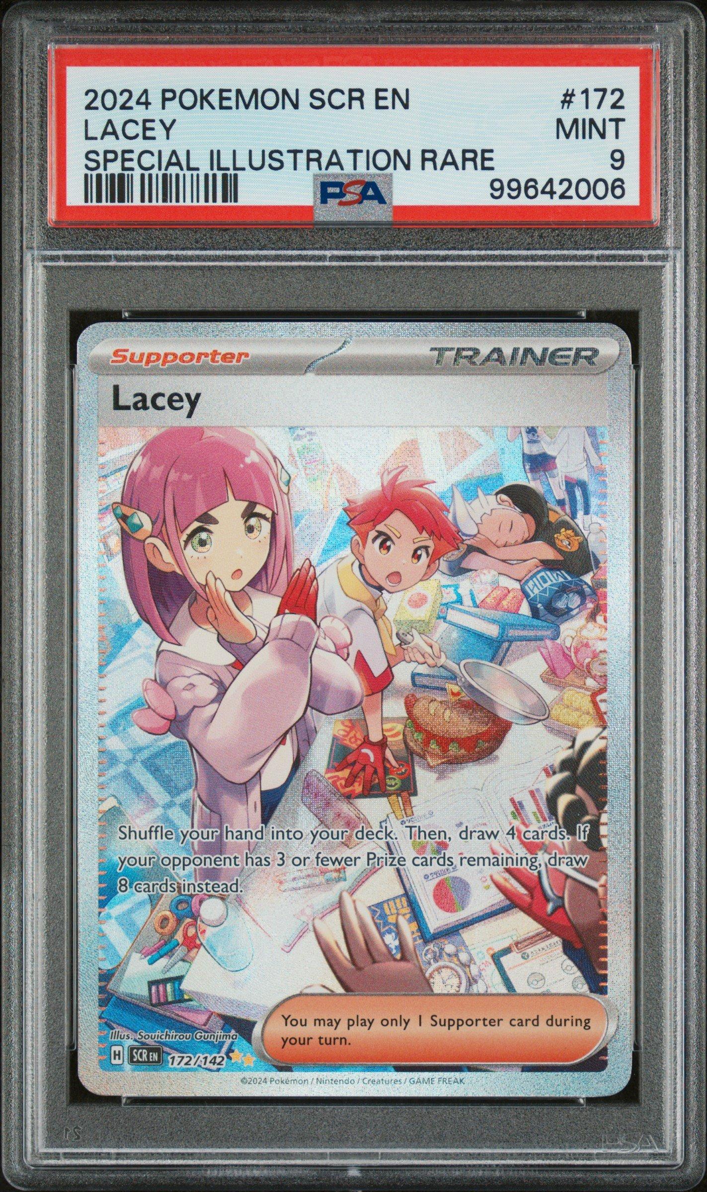 2024 Pokemon Scr En-stellar Crown 172 Lacey Special Illustration Rare PSA 9  Graded Card | GameStop