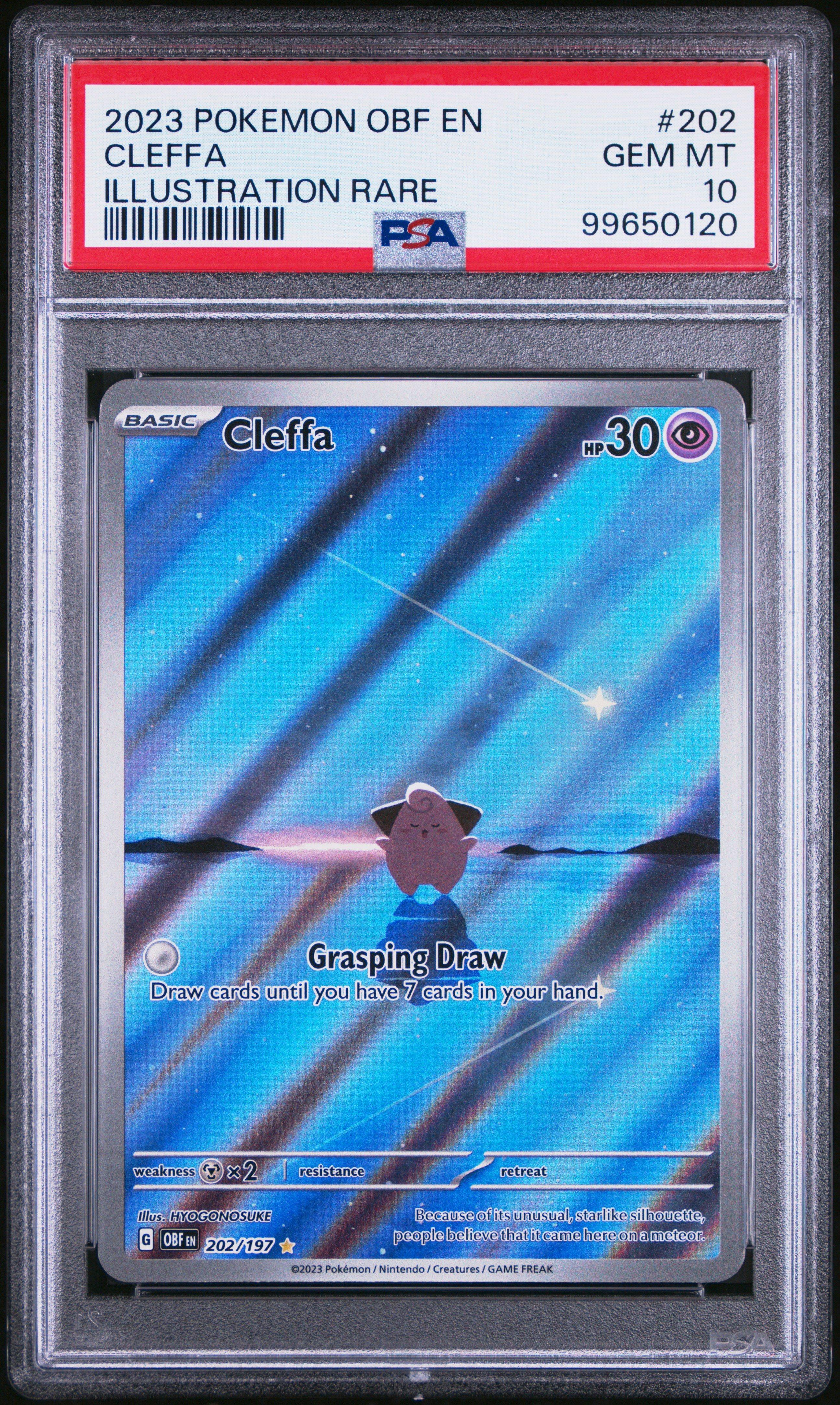 2023 Pokemon Obf En-obsidian Flames 202 Cleffa Illustration Rare