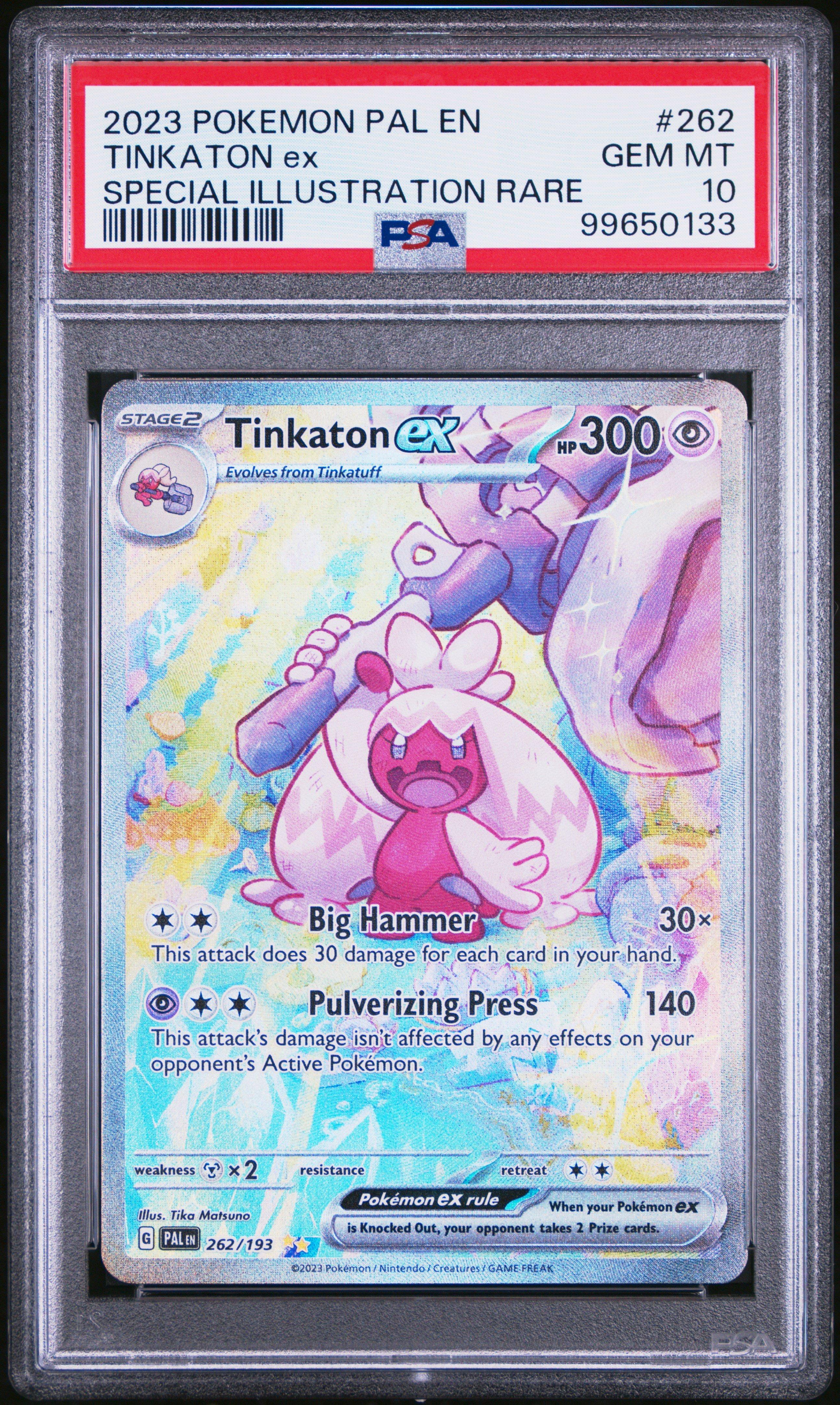 2023 Pokemon Pal En-paldea Evolved 262 Tinkaton Ex Special