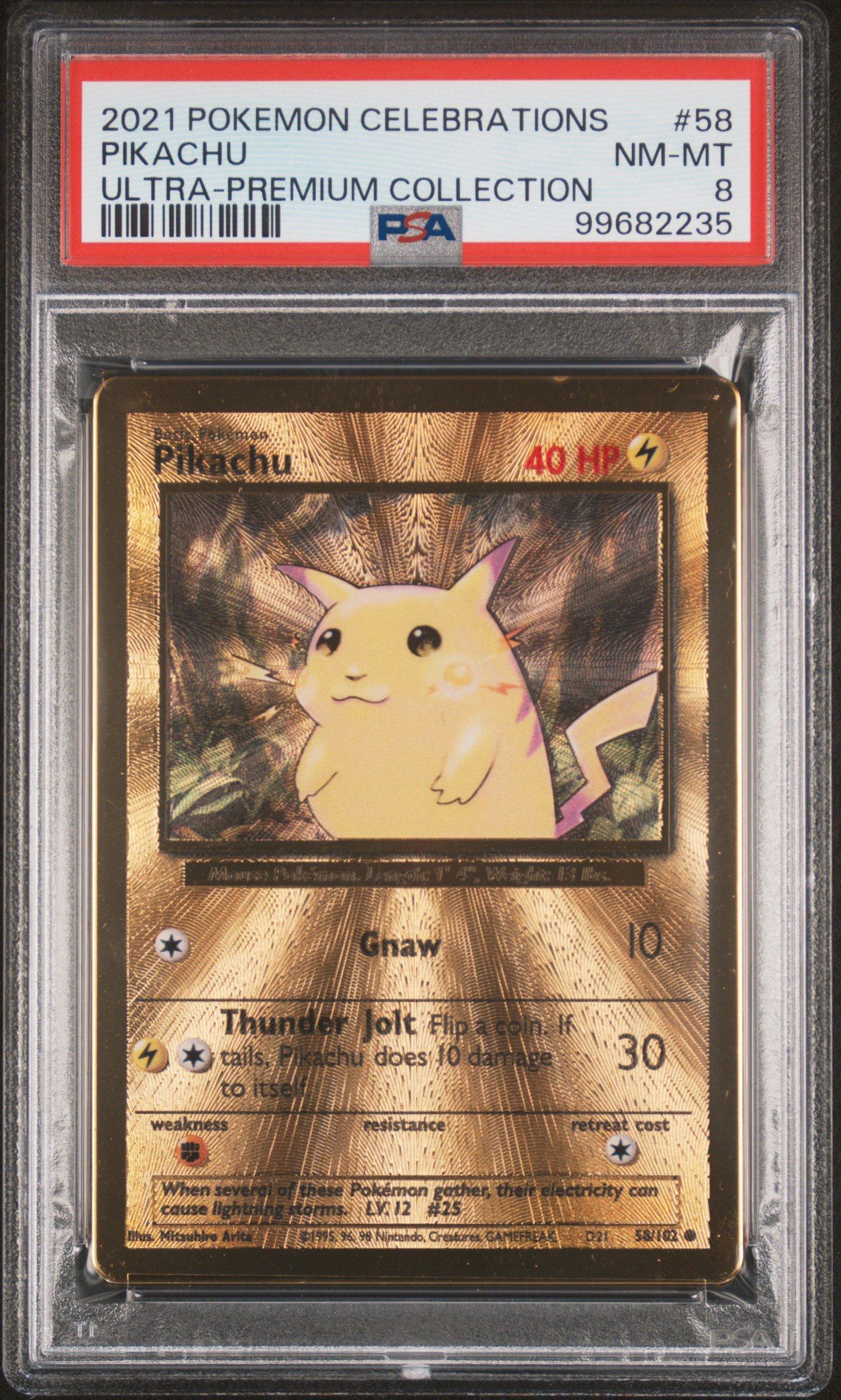 2021 Pokemon Celebrations Ultra-premium Collection 58 Pikachu PSA
