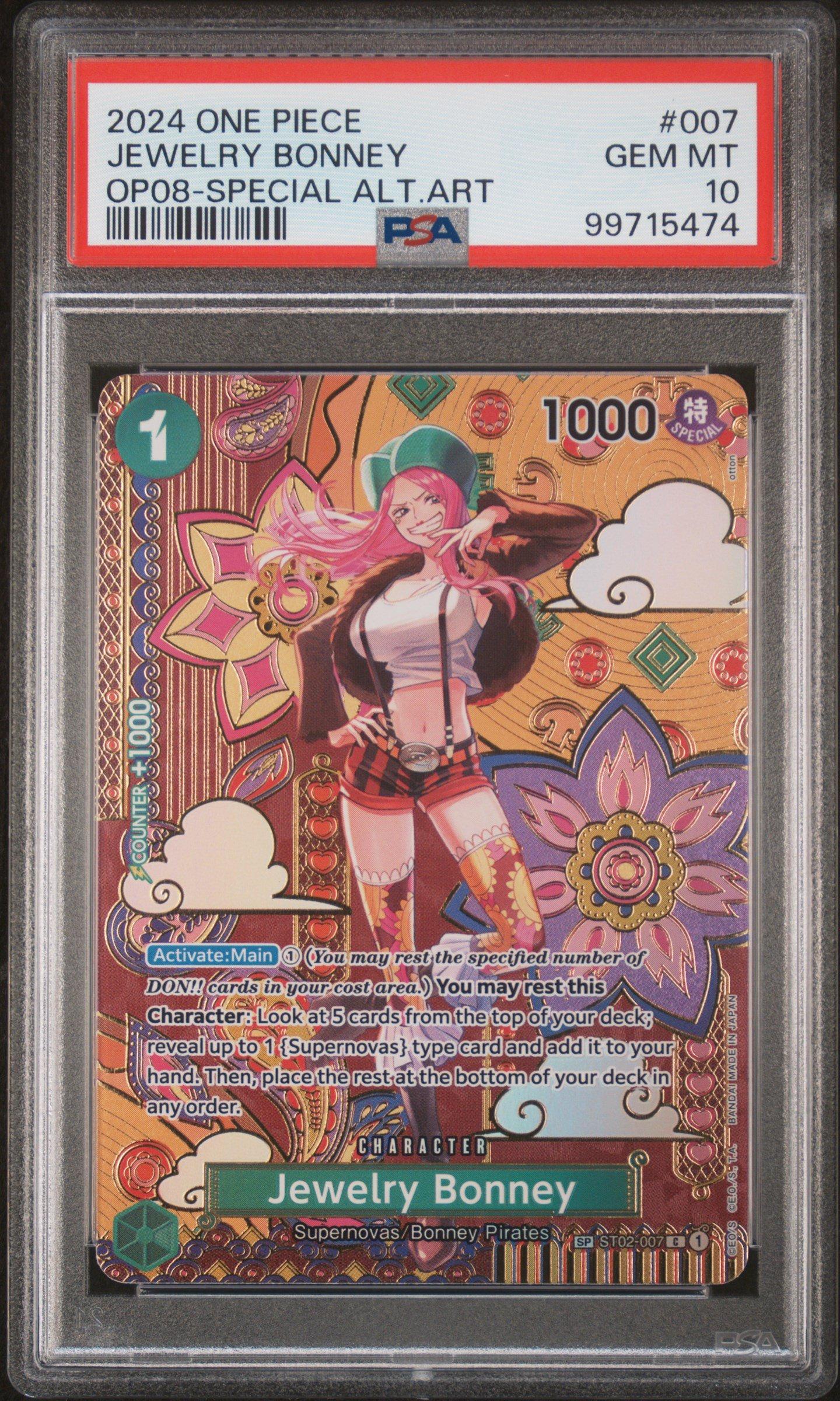 2024 ONE PIECE OP08 JP #007 ジュエリーボニー Auction Prices Realized Tcg Cards 2024 ONE PIECE JAPANESE