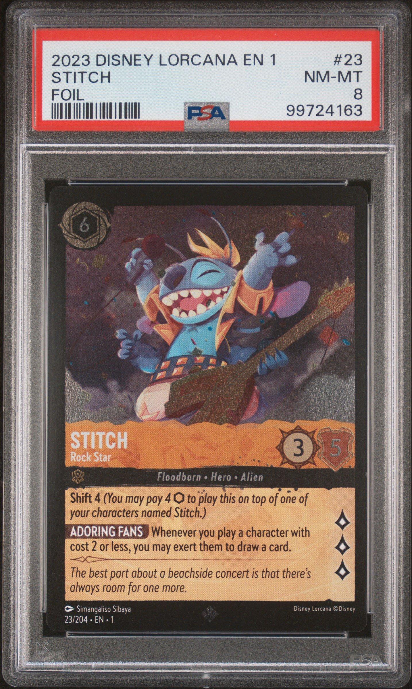2023 Disney Lorcana En 1-the First Chapter 23 Stitch - Rock Star
