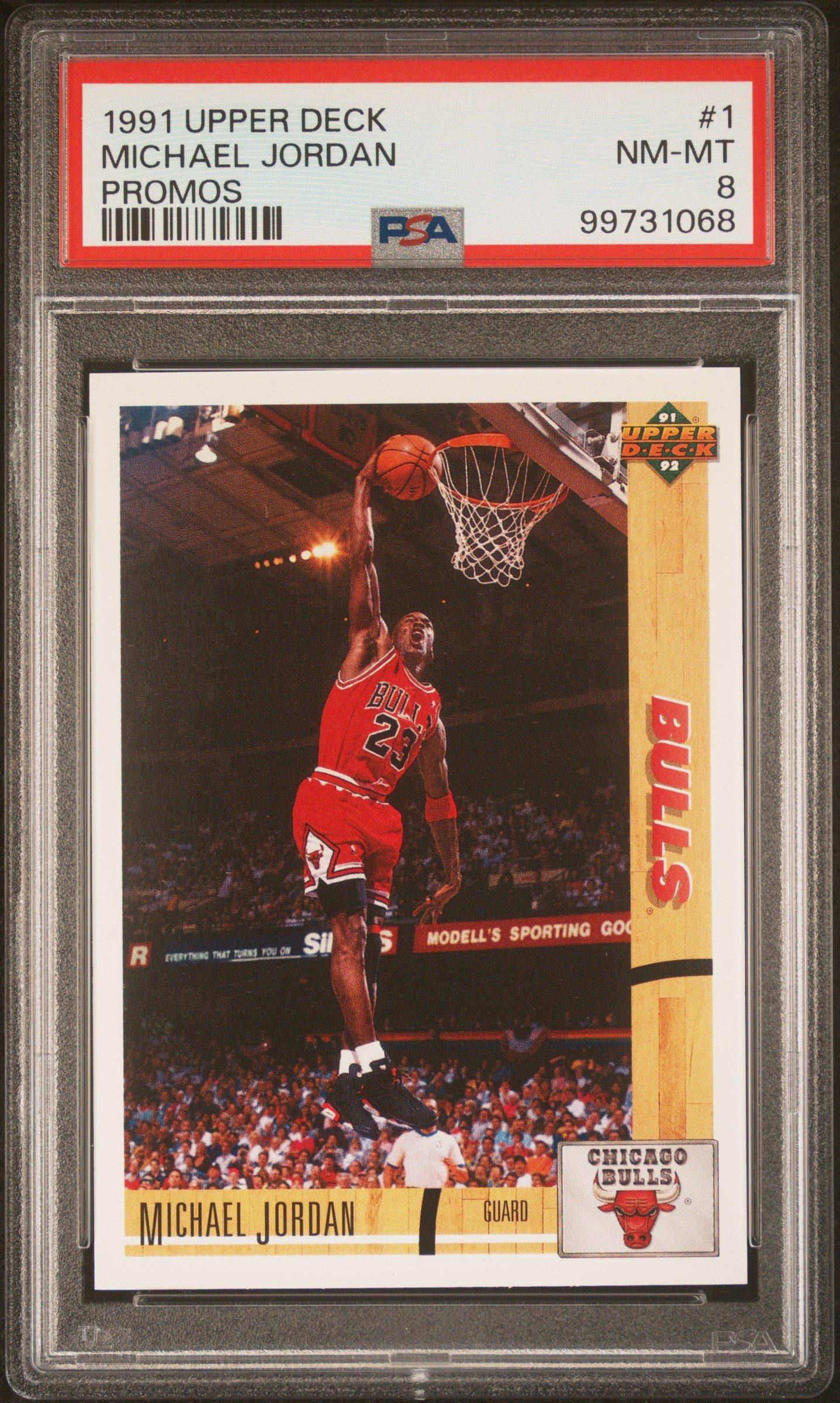1991 Upper Deck Promos 1 Michael Jordan PSA 8 Graded Card | GameStop