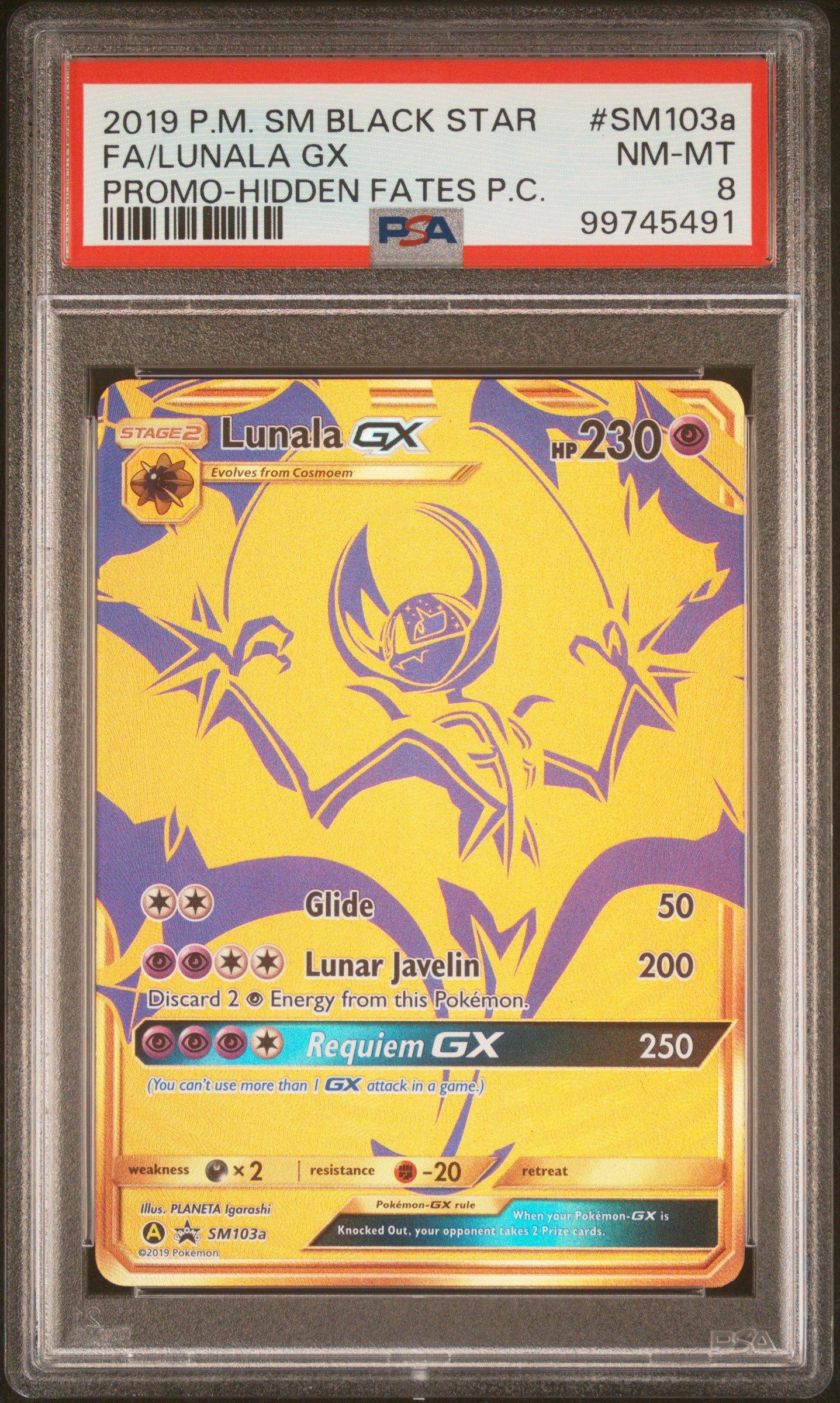 pokemon card value lunala gx Pokmon - Lunala GX - 153/149 Sun & Moon Base Set - Secret Rare