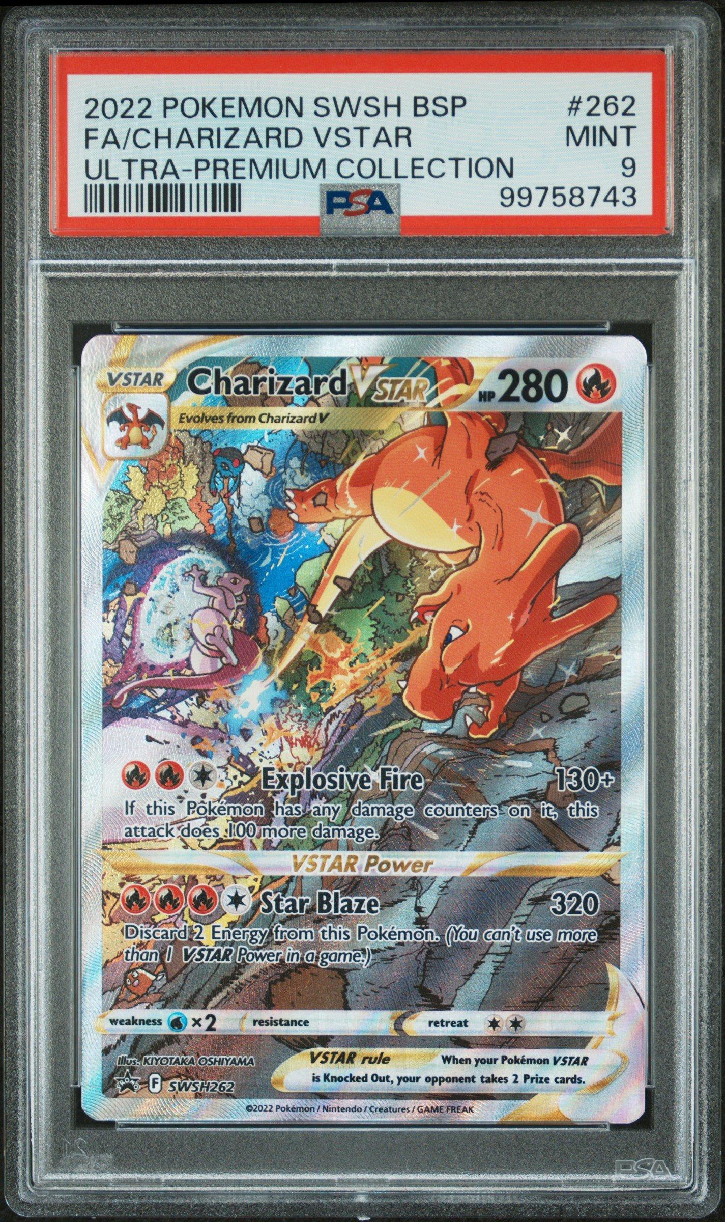 Pokemon Swsh Black Star Promo Full Art Charizard Vstar Sword