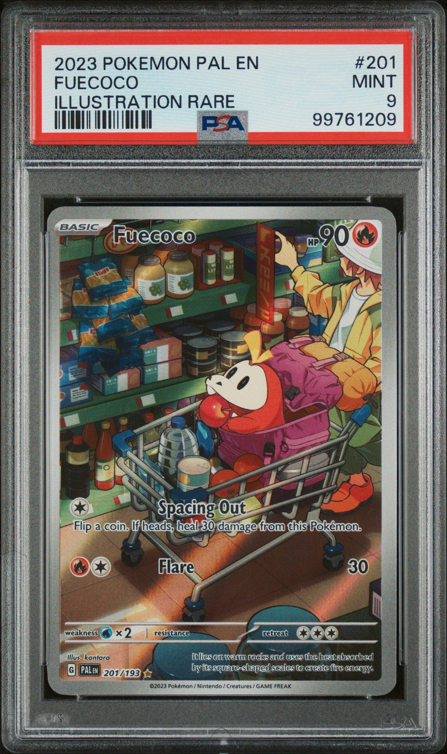 2023 Pokemon Pal En-paldea Evolved 201 Fuecoco Illustration Rare