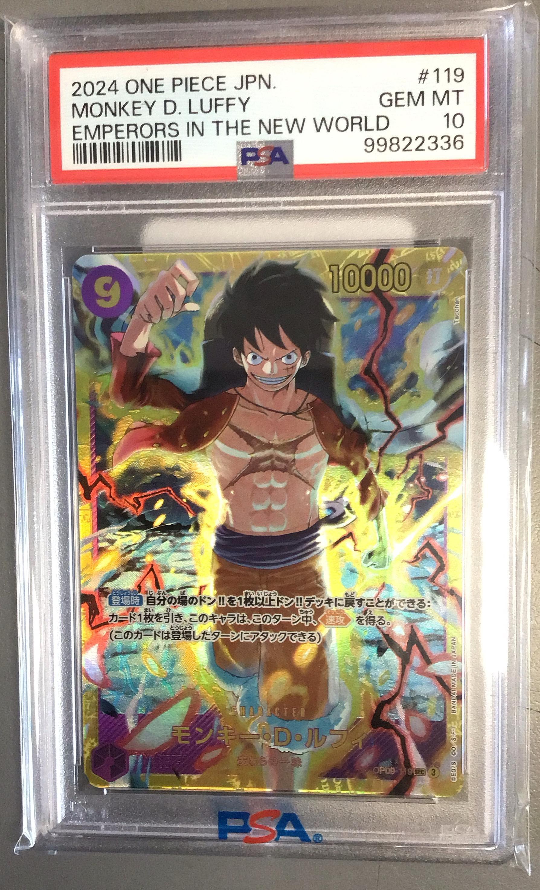 2024 One Piece Japanese Op09-emperors In The New World 119 Monkey