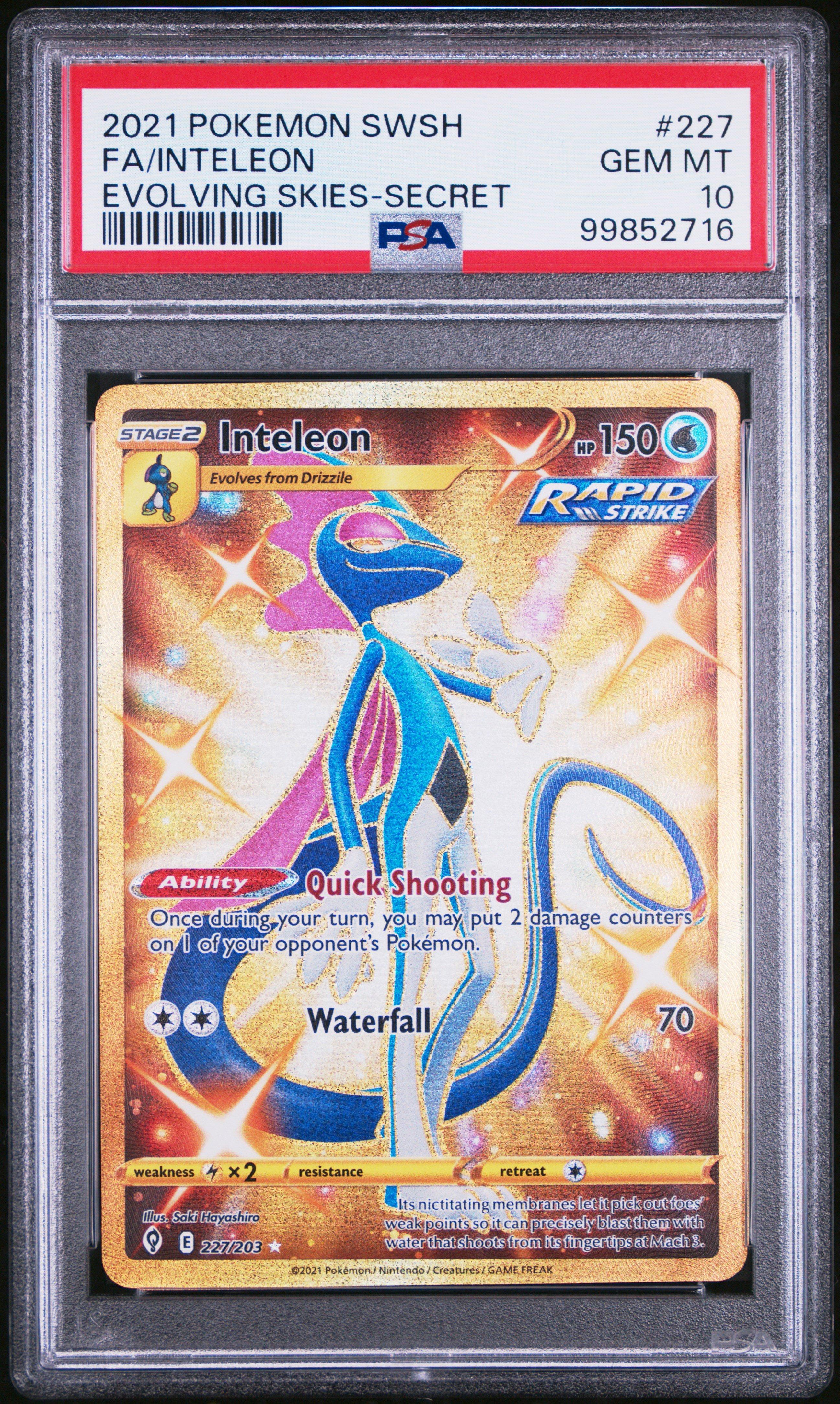 2017 Pokemon Sun & Moon Burning Shadows 88 Darkrai Gx PSA 9 Graded