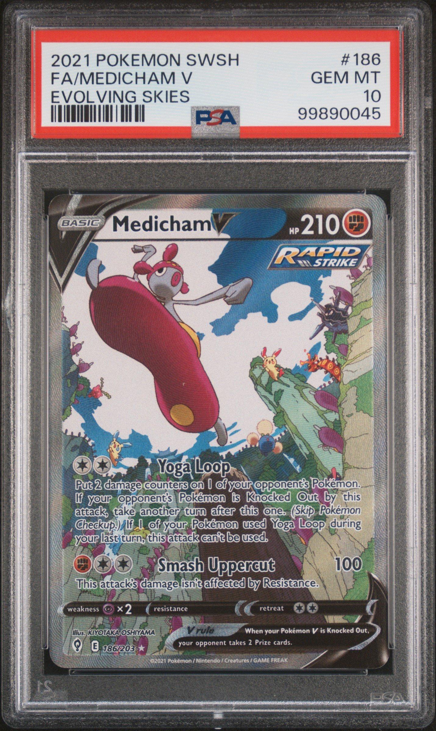 pokemon medicham card [JP] (054/098) Psychic Ability Chakra Awakening If you have exactly 4 cards in your hand Pokemon - Medicham ex 161/142