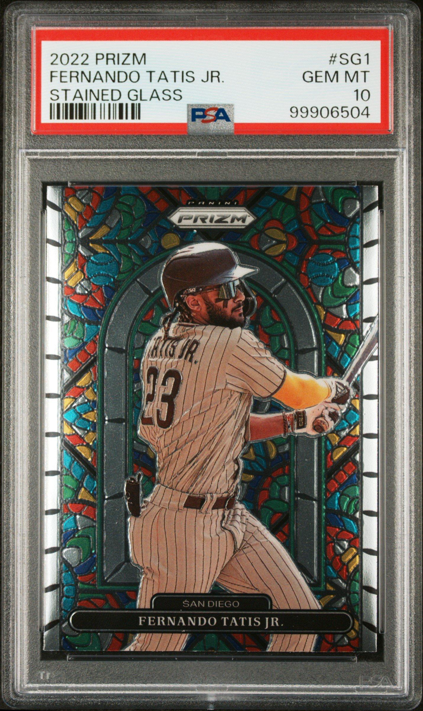 2022 Panini Prizm Stained Glass Sg1 Fernando Tatis Jr. PSA 10