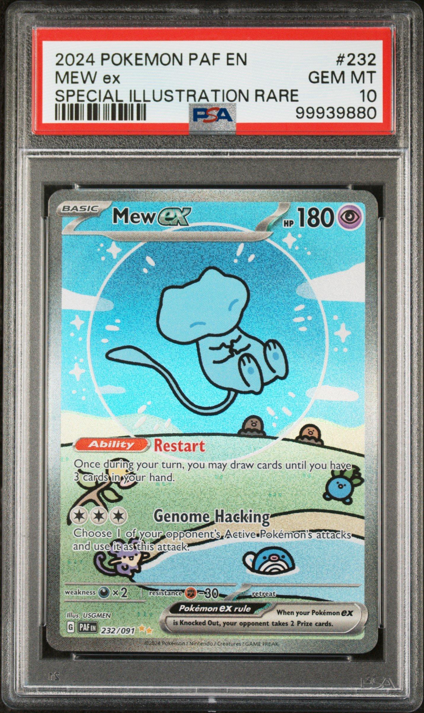 2024 Pokemon Paf En-paldean Fates 232 Mew Ex Special Illustration