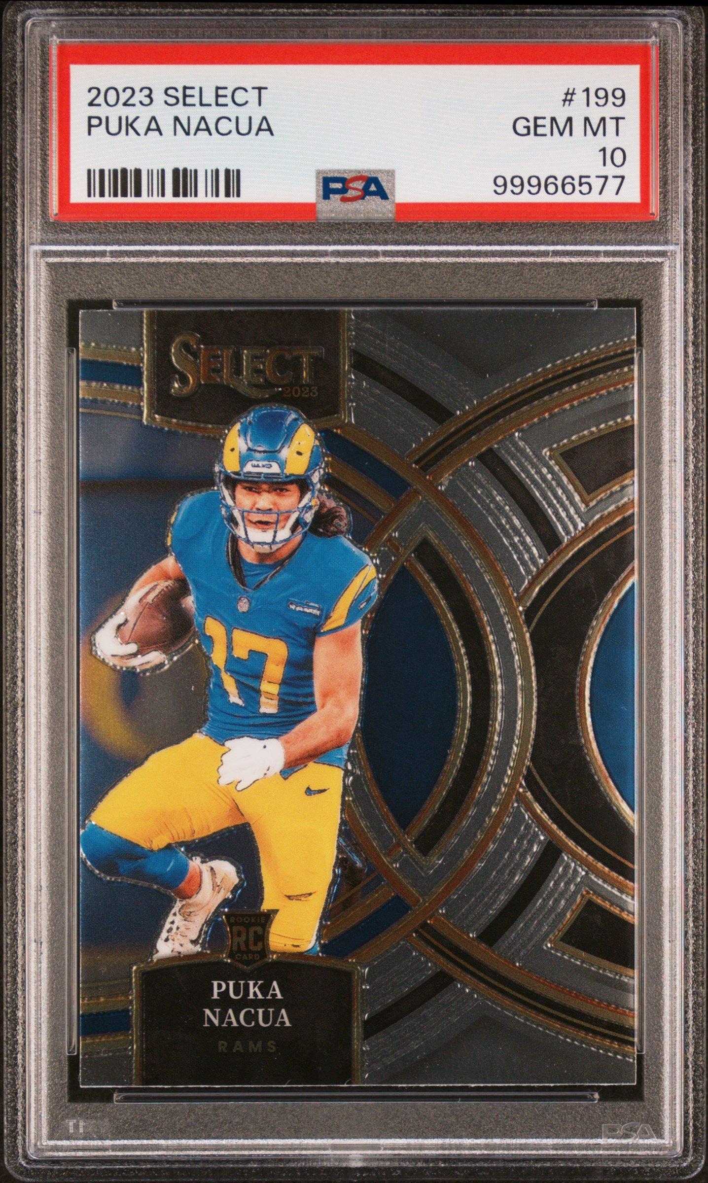 2023 Panini Select 199 Puka Nacua PSA 10 Graded Card | GameStop