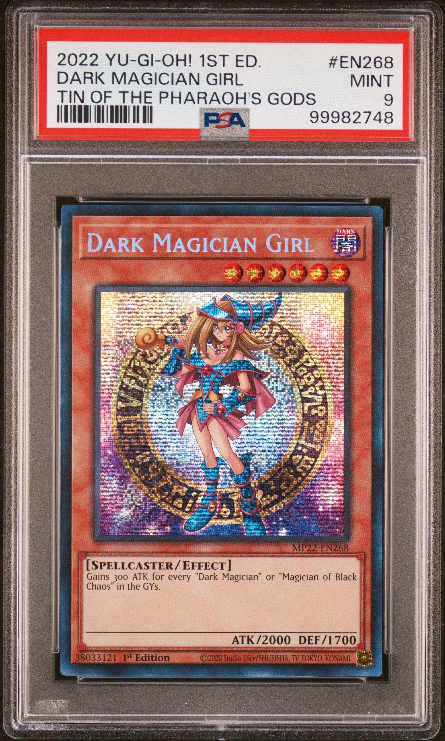 2022 Yu-gi-oh! Tin Of The Pharaoh's Gods En268 Dark Magician Girl