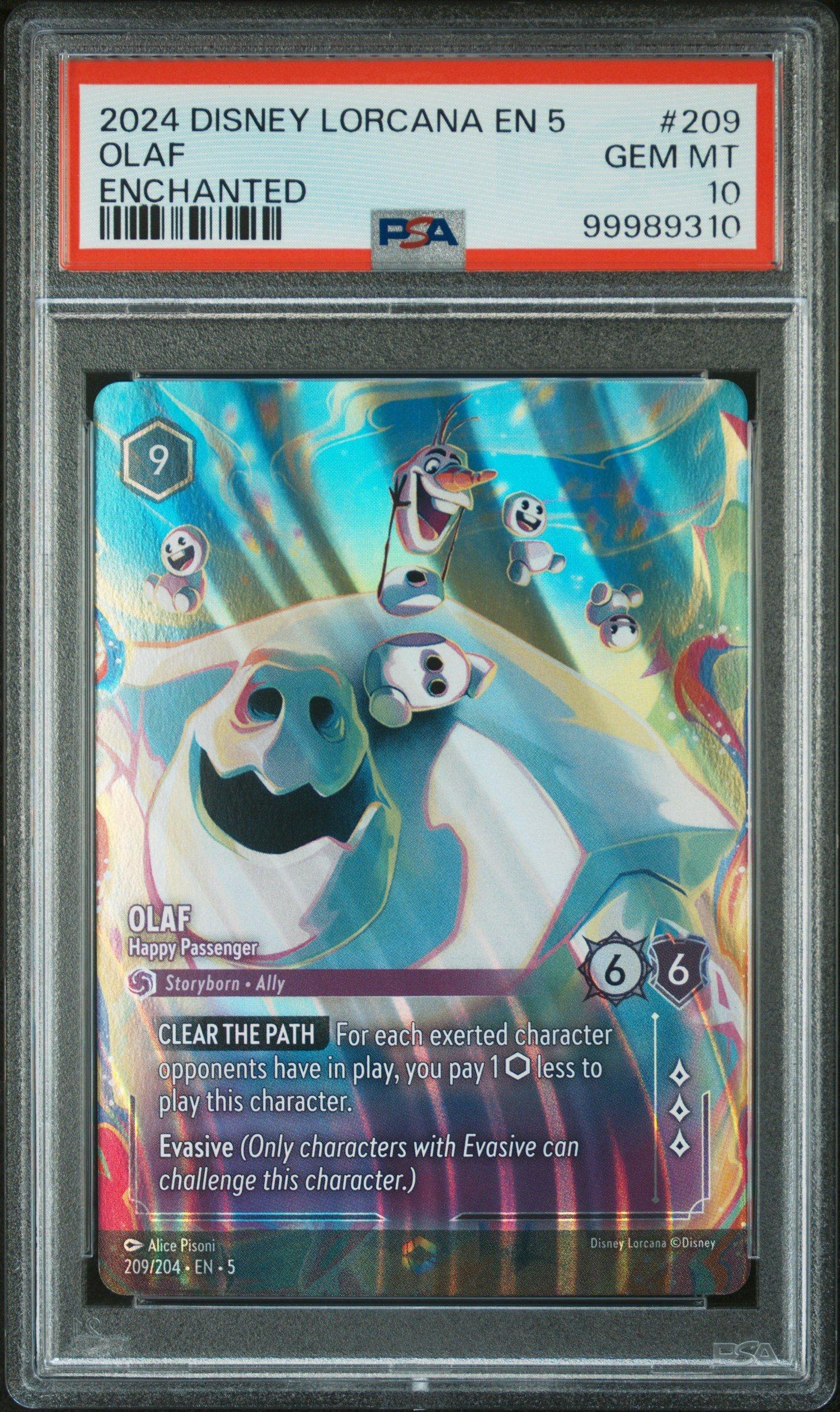 2024 Disney Lorcana En 5-shimmering Skies 209 Olaf - Happy