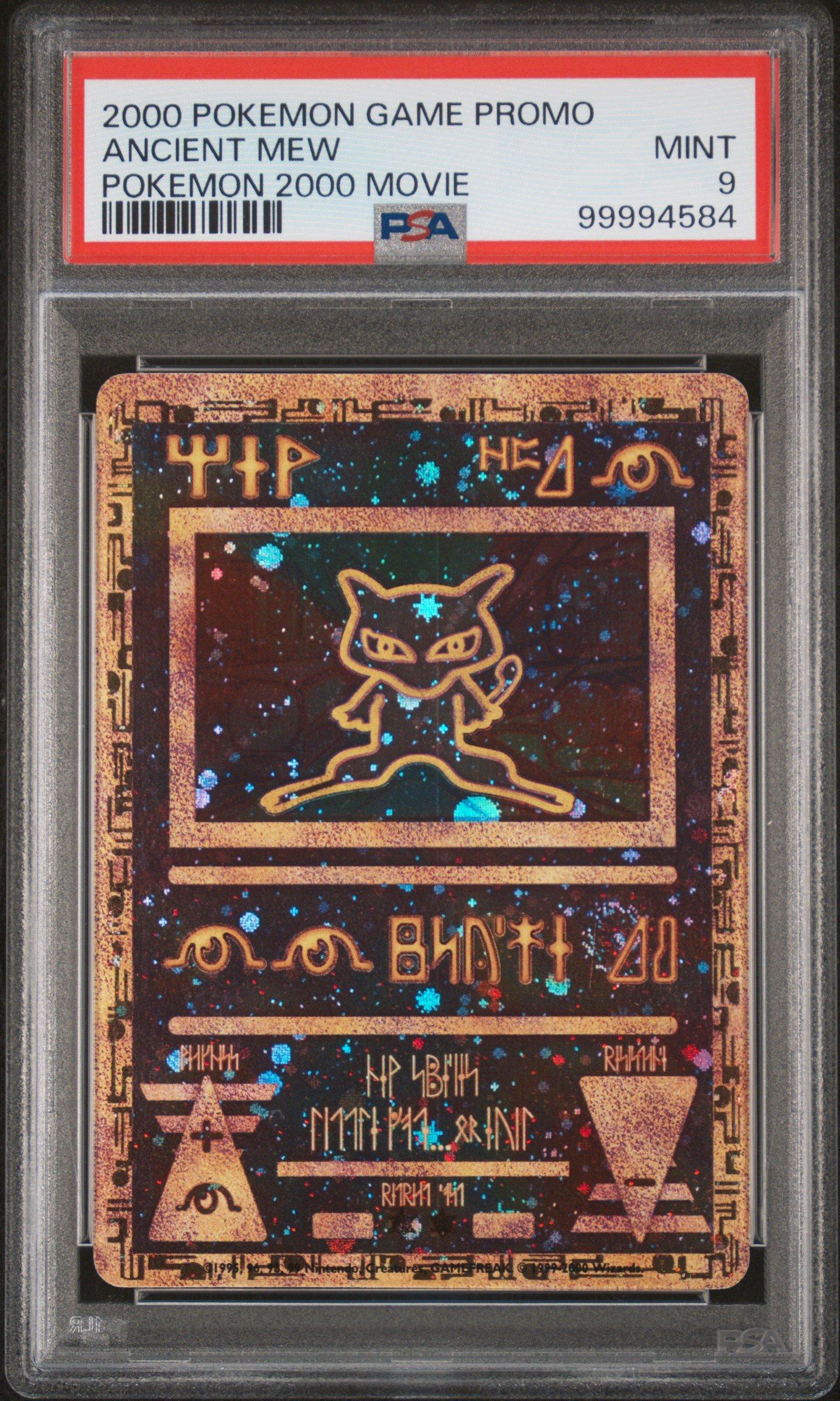 2000 Pokemon Game Movie Ancient Mew Pokemon 2000 Movie PSA 9 Graded Card |  GameStop