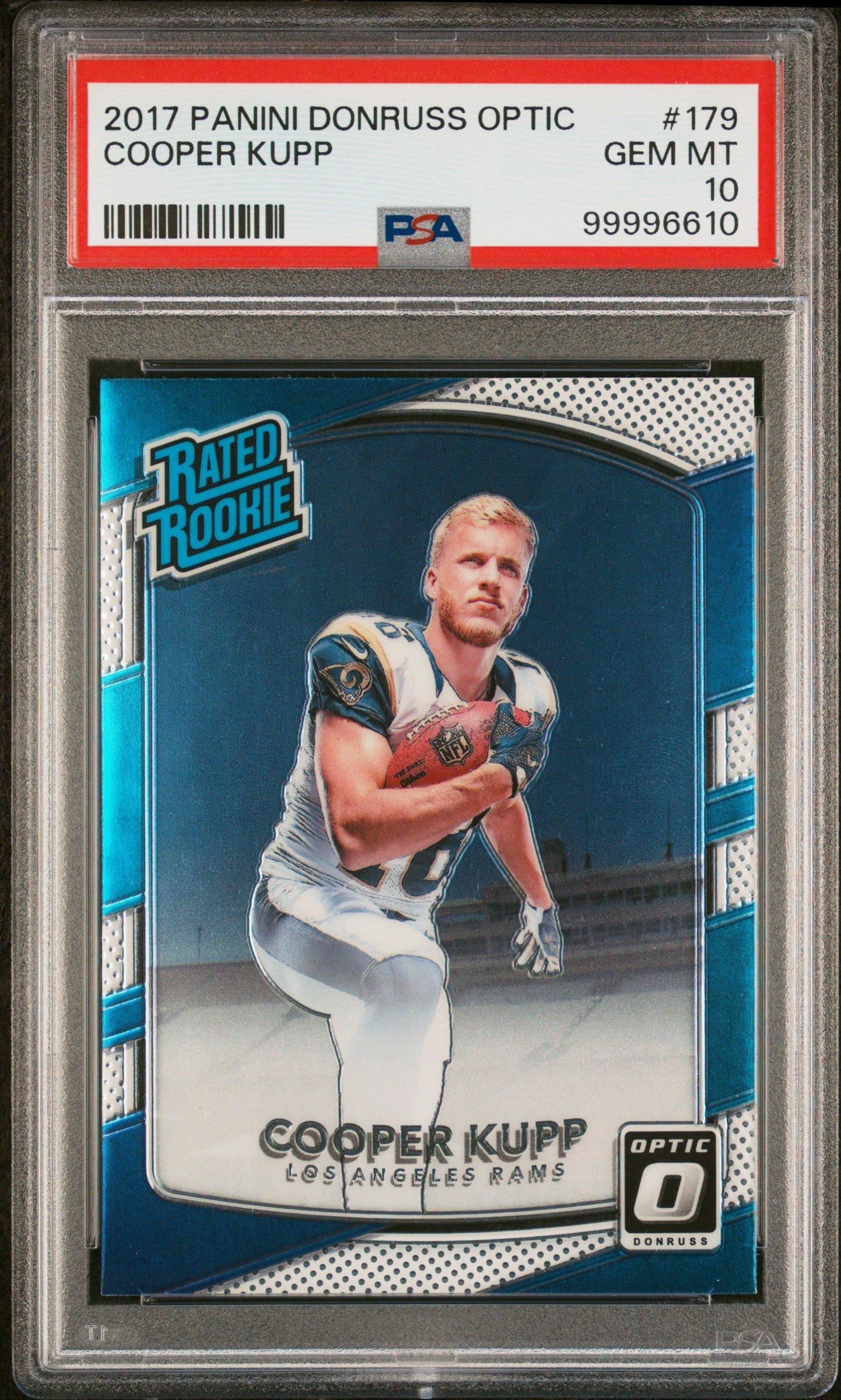 2017 Panini Donruss Optic 179 Cooper Kupp PSA 10
