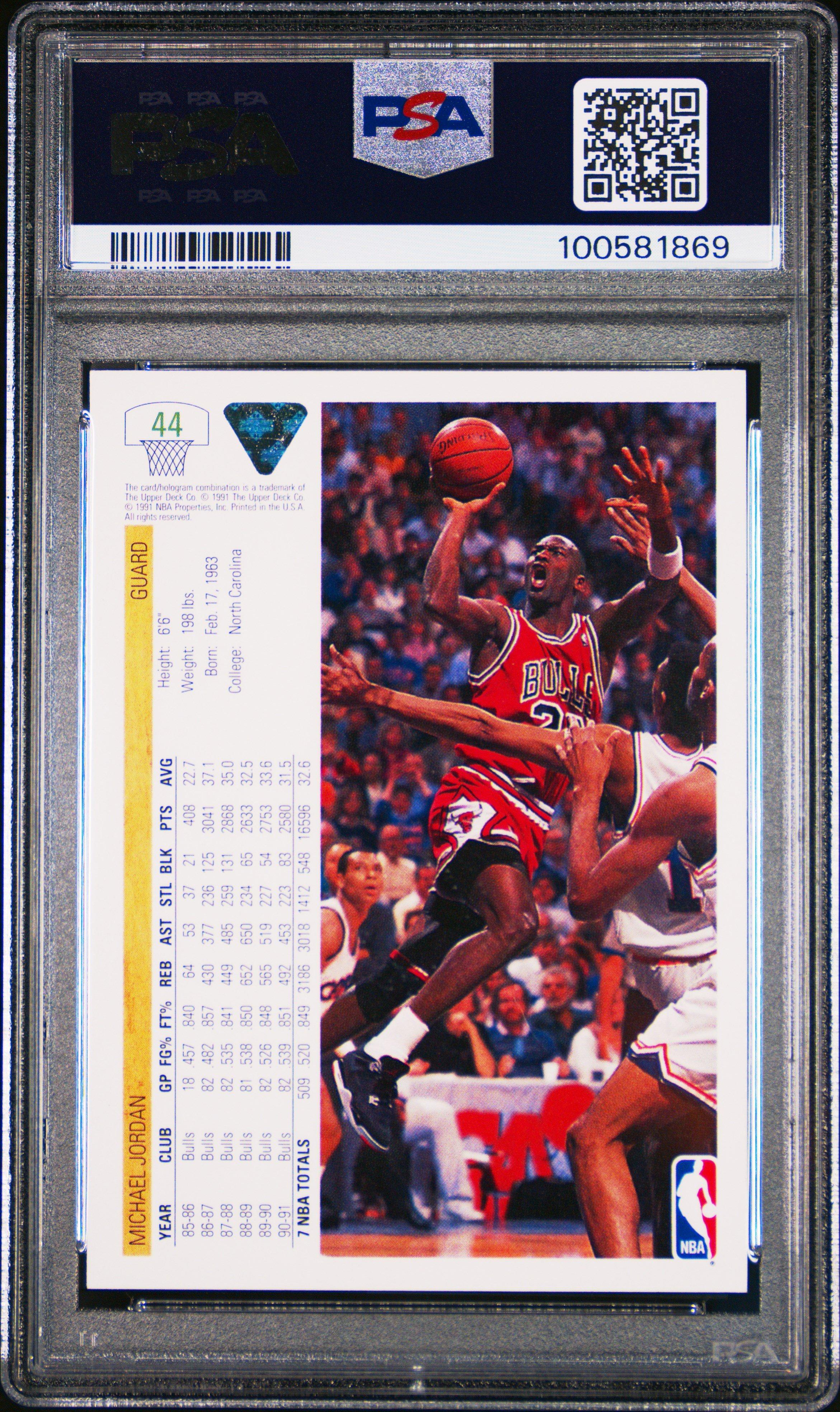 Upper Deck Michael Jordan PSA