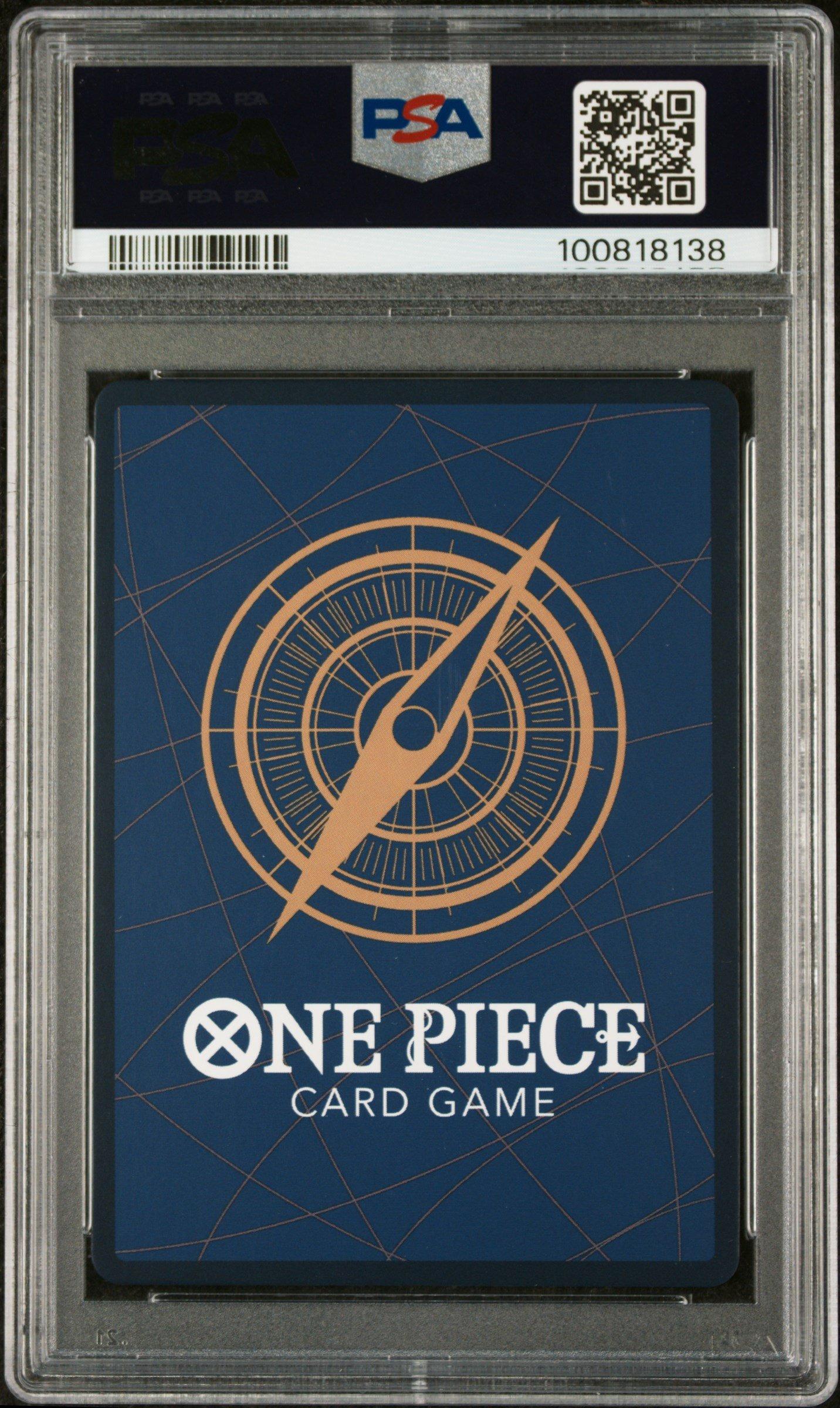2022 One Piece Op01-romance Dawn 120 Shanks Alternate Art PSA 10