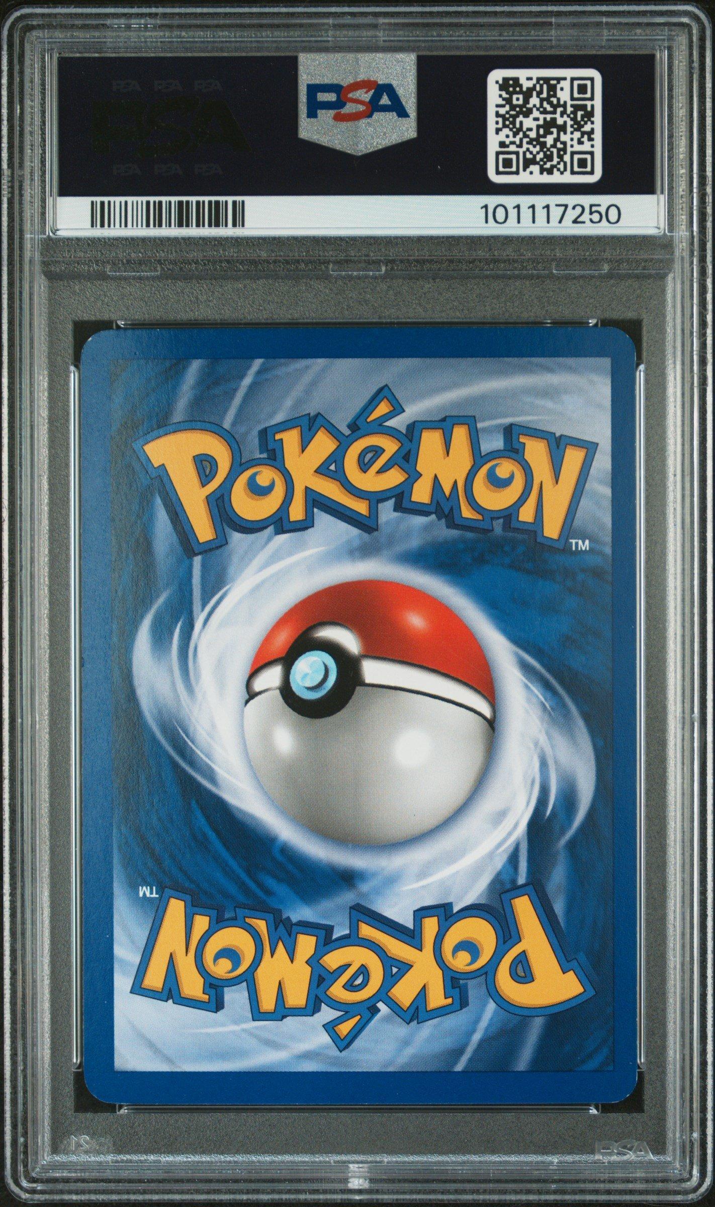 2000 Pokemon Neo Genesis 10 Meganium-holo PSA 8