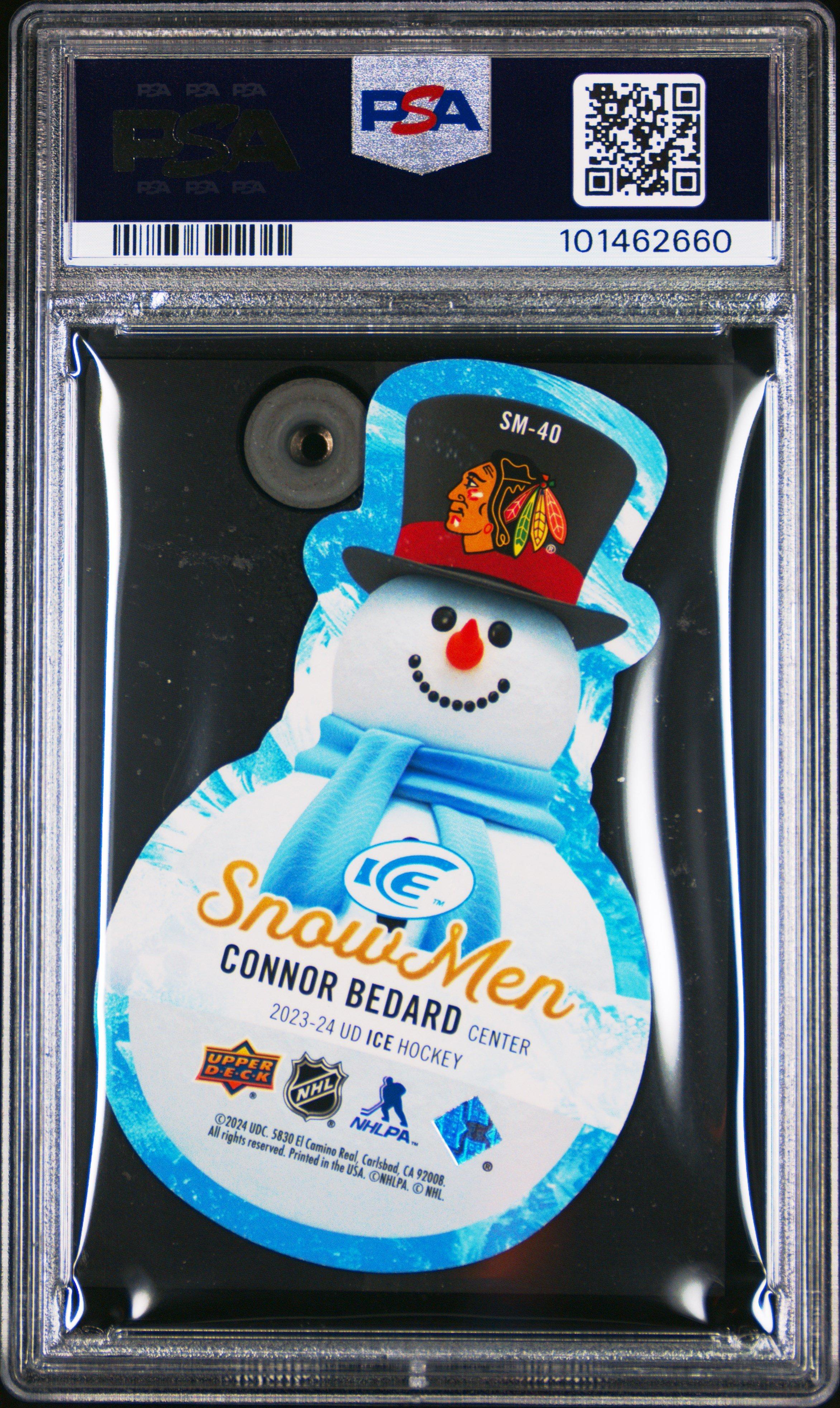 2023 Upper Deck Ice Snow Men Sm40 Connor Bedard PSA 10