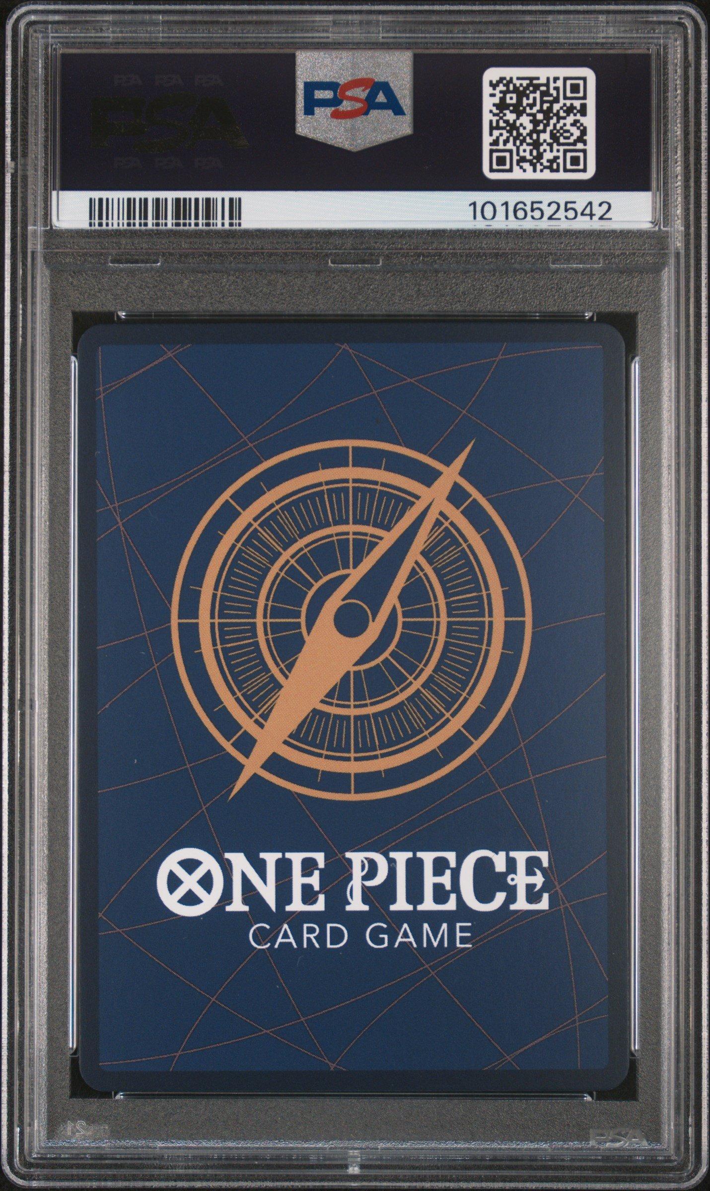 2024 One Piece Japanese Op09-emperors In The New World 093 Marshall D. Teach Manga Alternate Art PSA 10