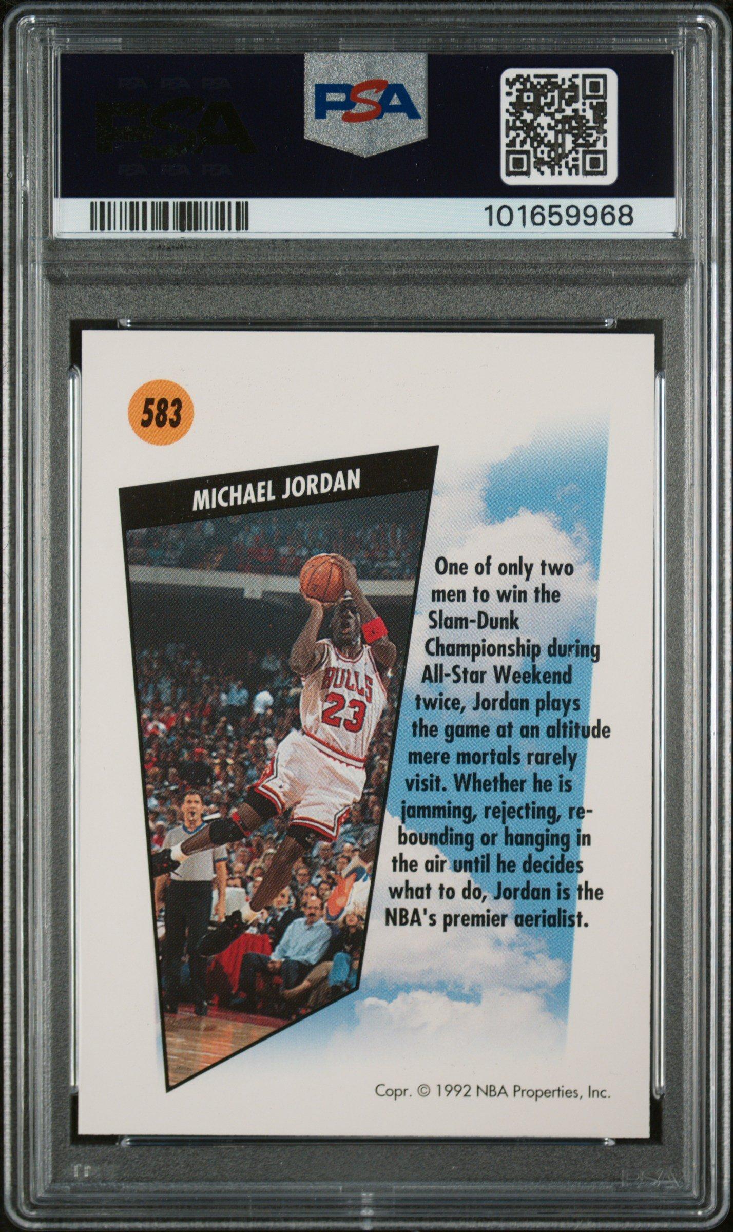 1991 Skybox 583 Michael Jordan PSA 10