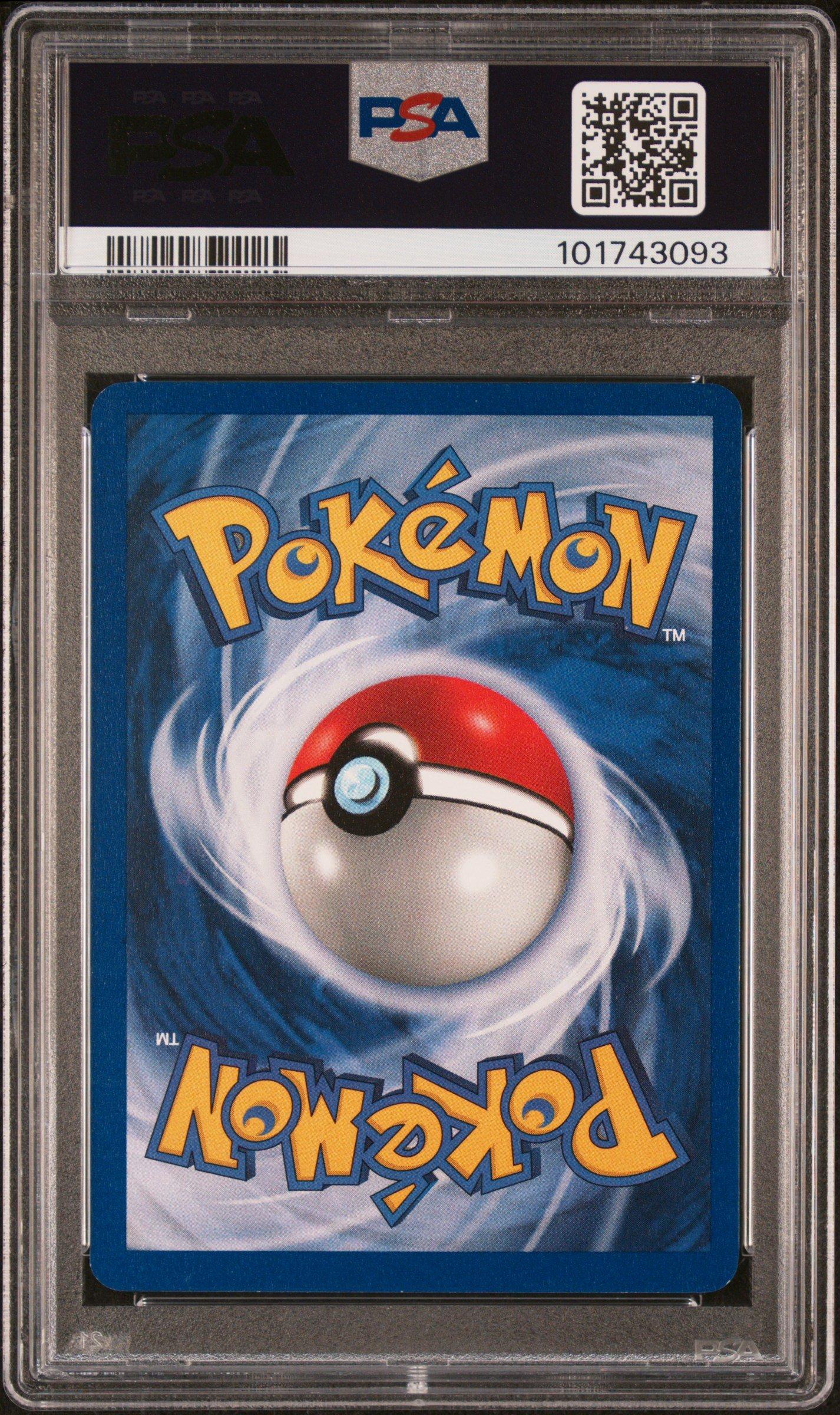 2000 Pokemon Gym Heroes 6 Lt. Surge's Electabuzz Holo PSA