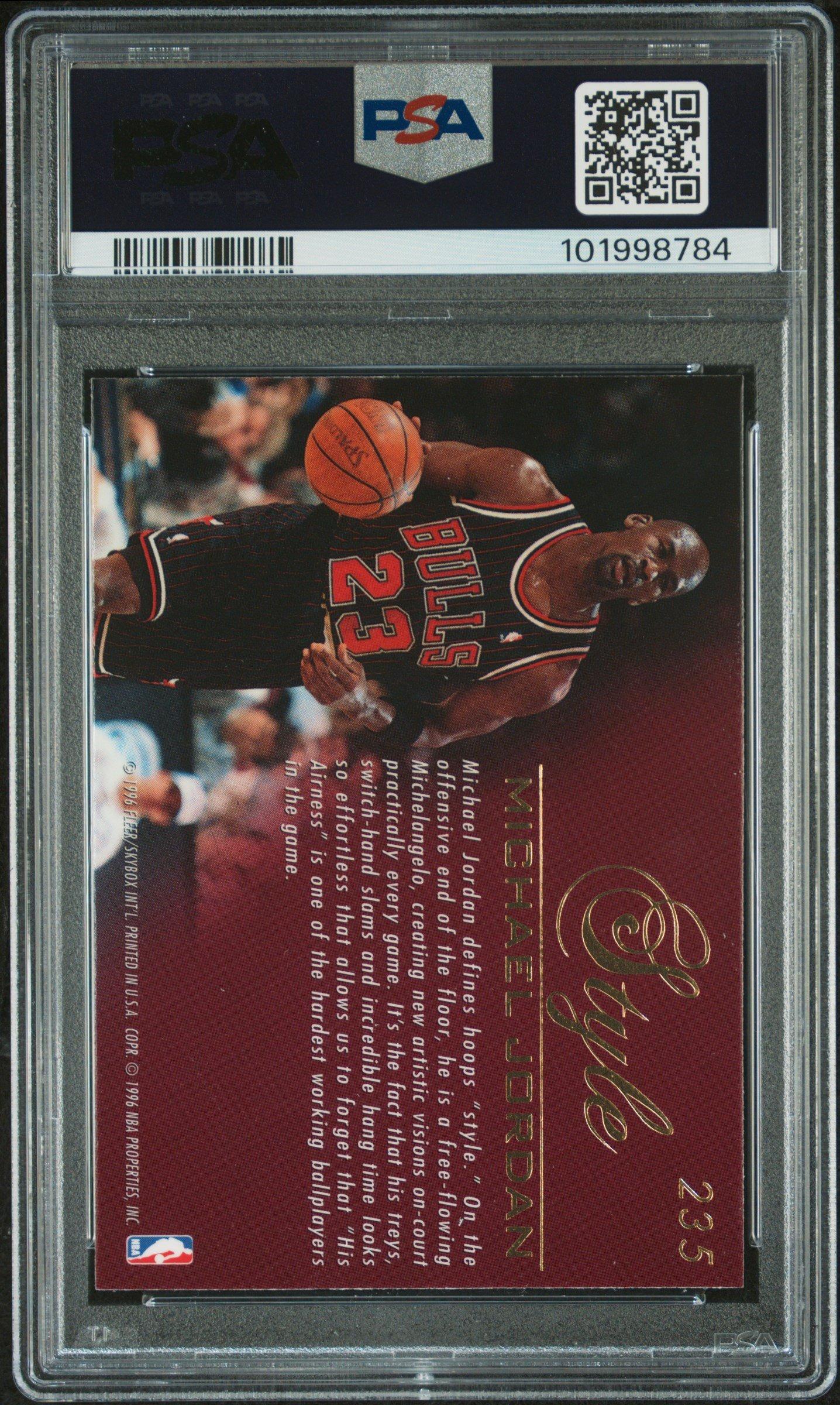 1995 Flair 235 Michael Jordan PSA