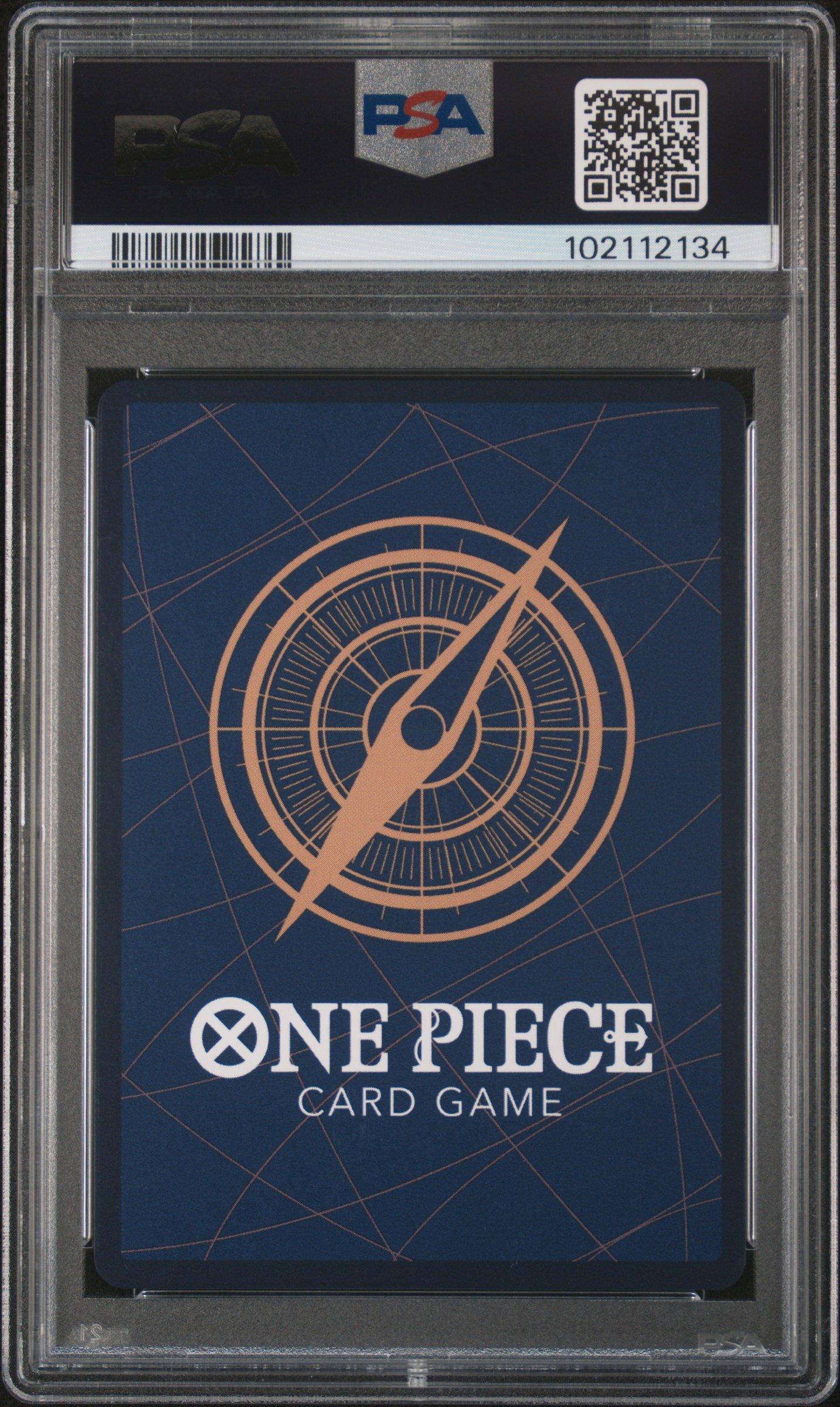 2024 One Piece Japanese Op10-royal Blood 119 Trafalgar Law Manga Alternate Art PSA 10
