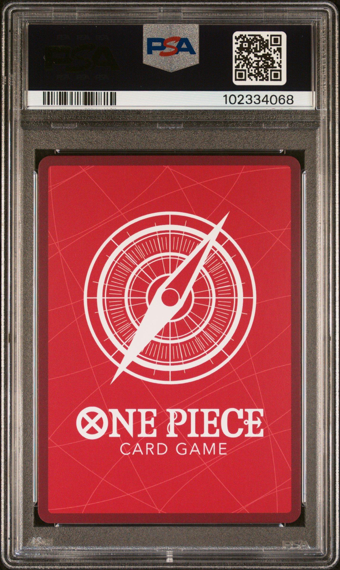 2024 One Piece Japanese Op09-emperors In The New World 061 Monkey D. Luffy Alternate Art PSA 10