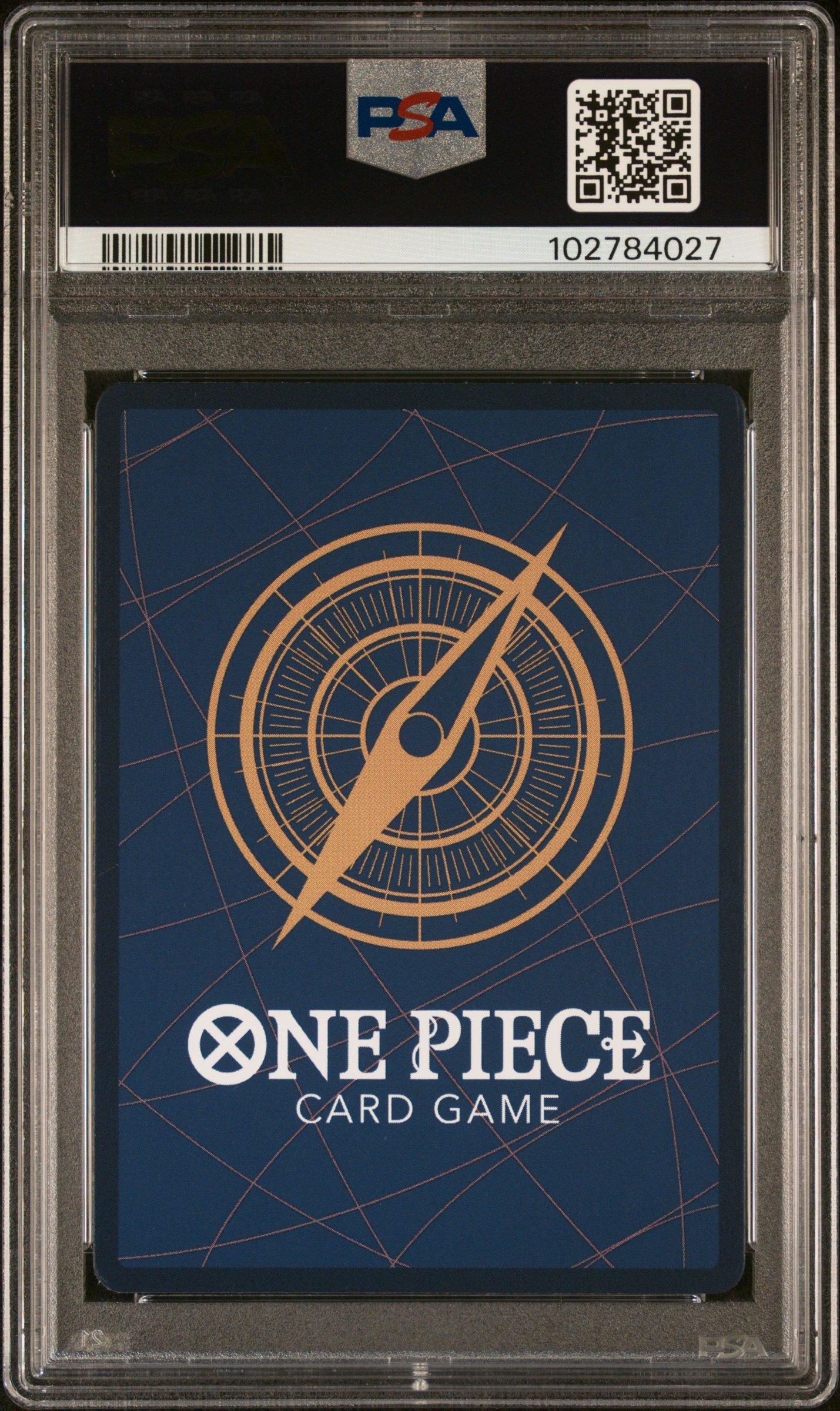 2023 One Piece Op04-kingdoms Of Intrigue 090 Monkey D. Luffy PSA 10