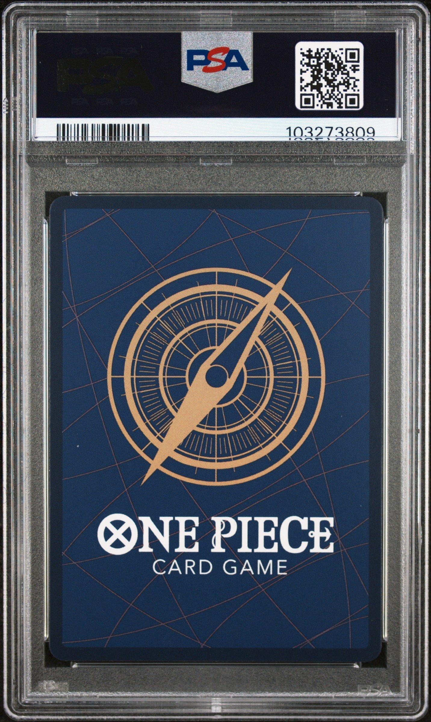2024 One Piece Prb01-premium Booster -one Piece Card The Best- 055 Monkey D. Luffy Jolly Roger Foil PSA 10