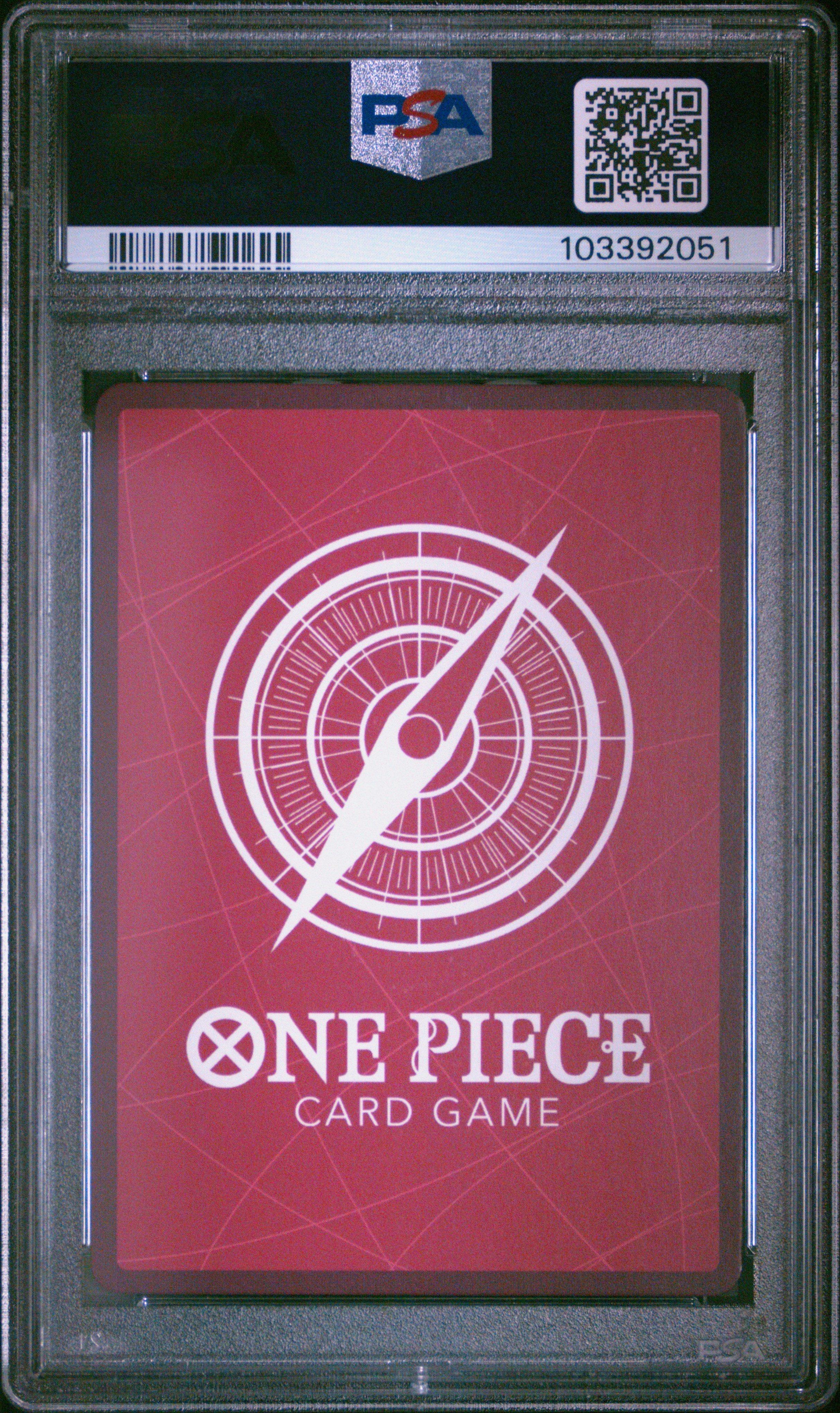 2022 One Piece Op01-romance Dawn 002 Trafalgar Law Alternate Art-errata PSA 10