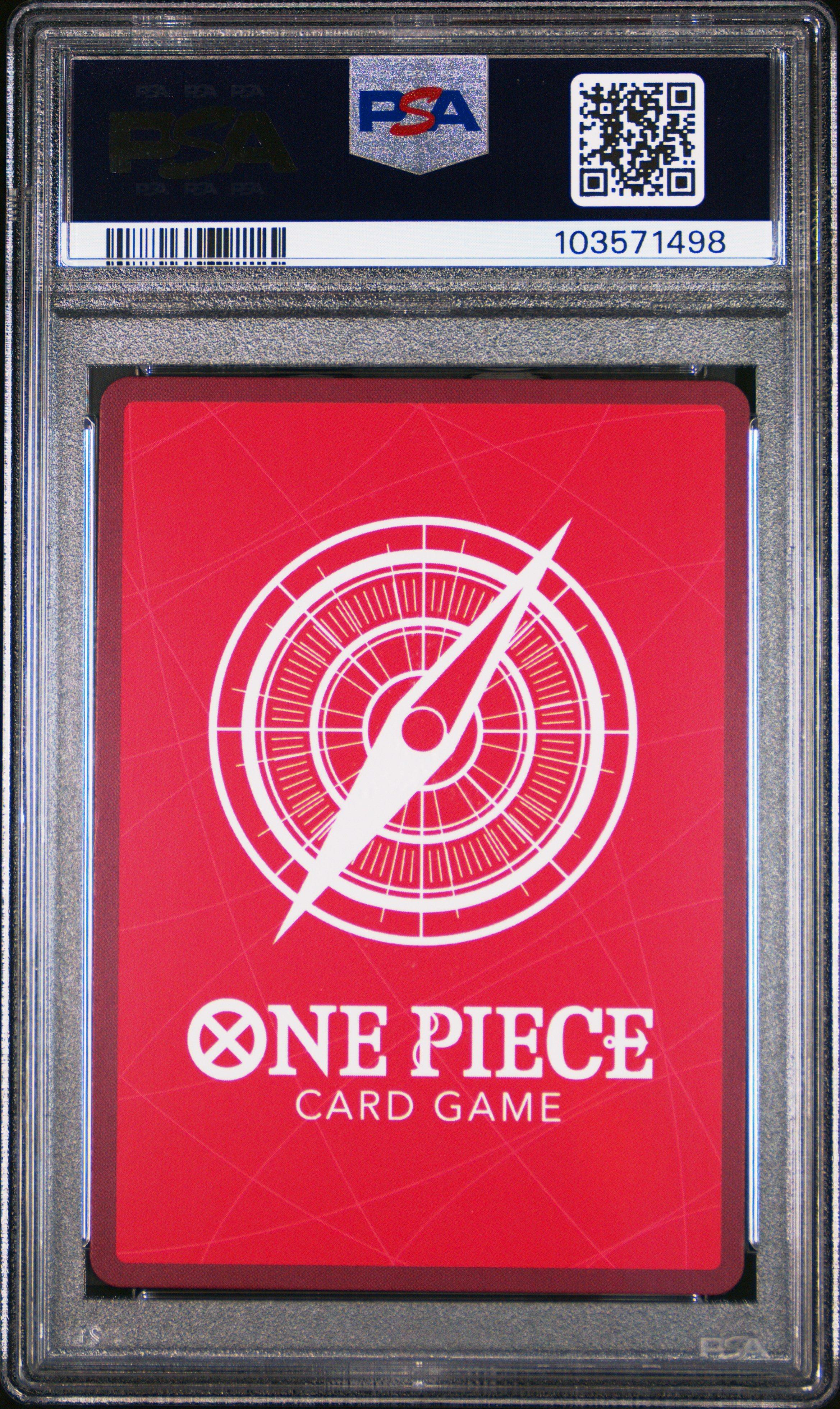 2022 One Piece Op01-romance Dawn 003 Monkey D. Luffy Alternate Art-errata PSA 10