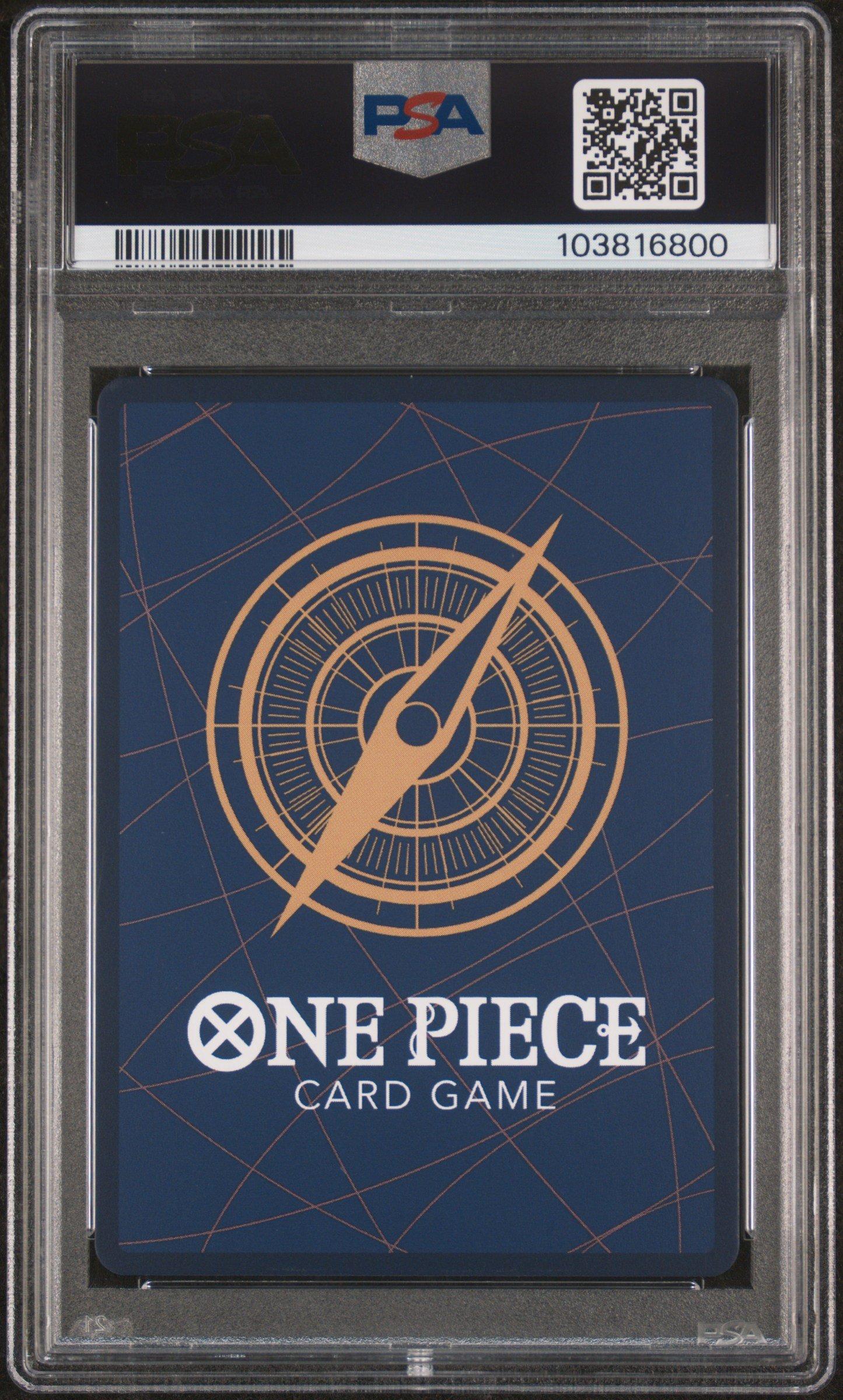 2024 One Piece Prb01-premium Booster -one Piece Card The Best- 120 Shanks Manga Alternate Art PSA 10