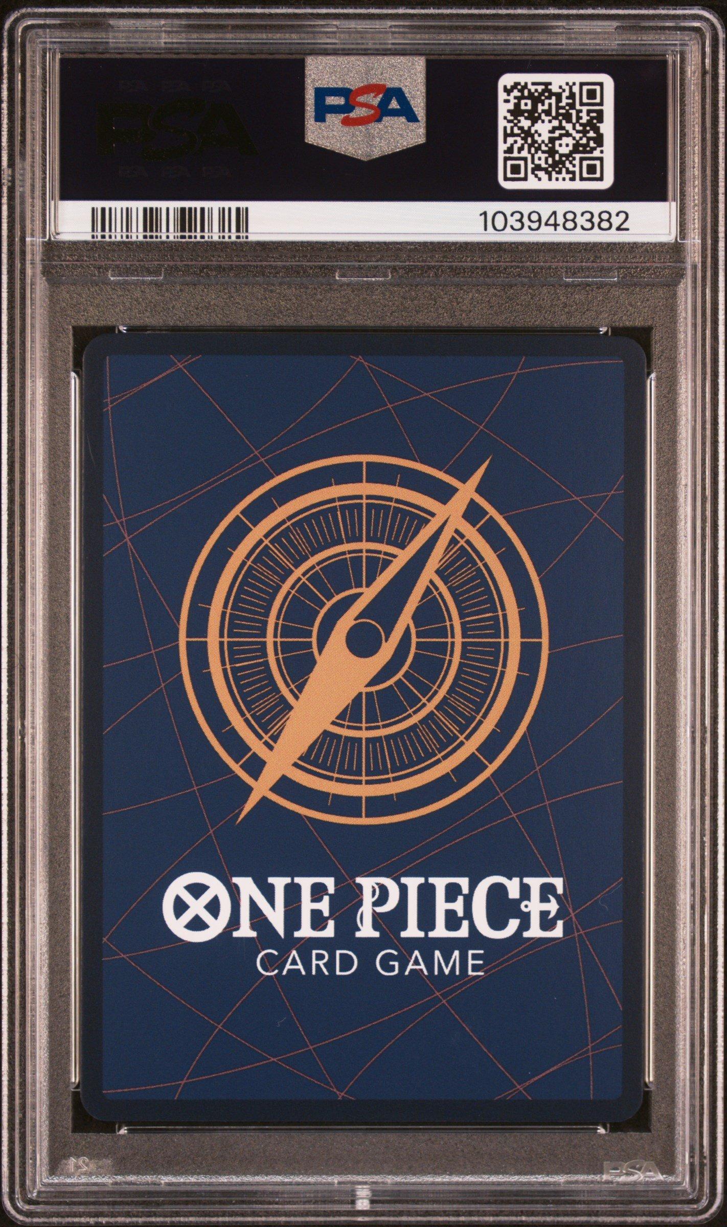 2024 One Piece Op09-emperors In The New World 093 Marshall D. Teach Manga Alternate Art PSA 10