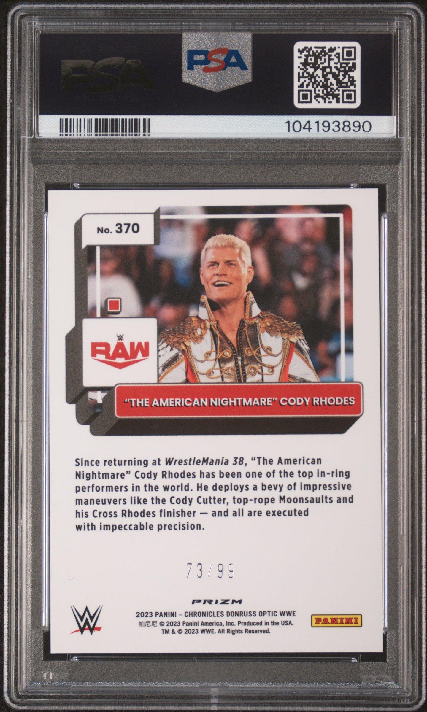 2023 Panini Chronicles Wwe 370 