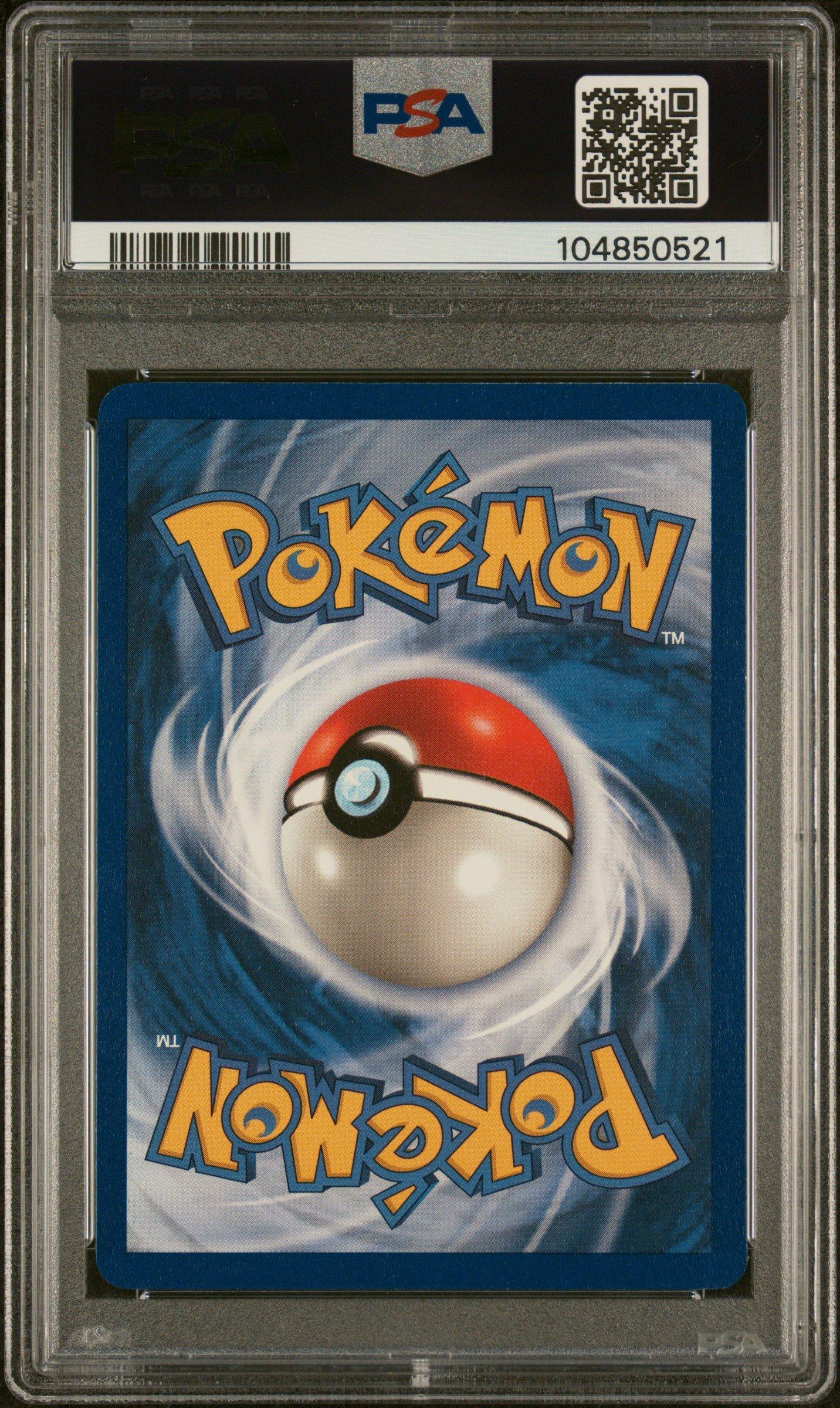 1999 Pokemon Fossil 52 Omanyte 1st Edition PSA