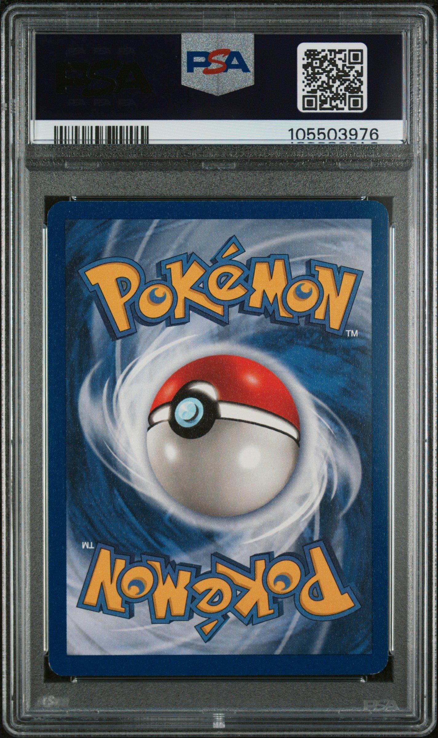 1999 Pokemon Fossil 21 Haunter 1st Edition PSA
