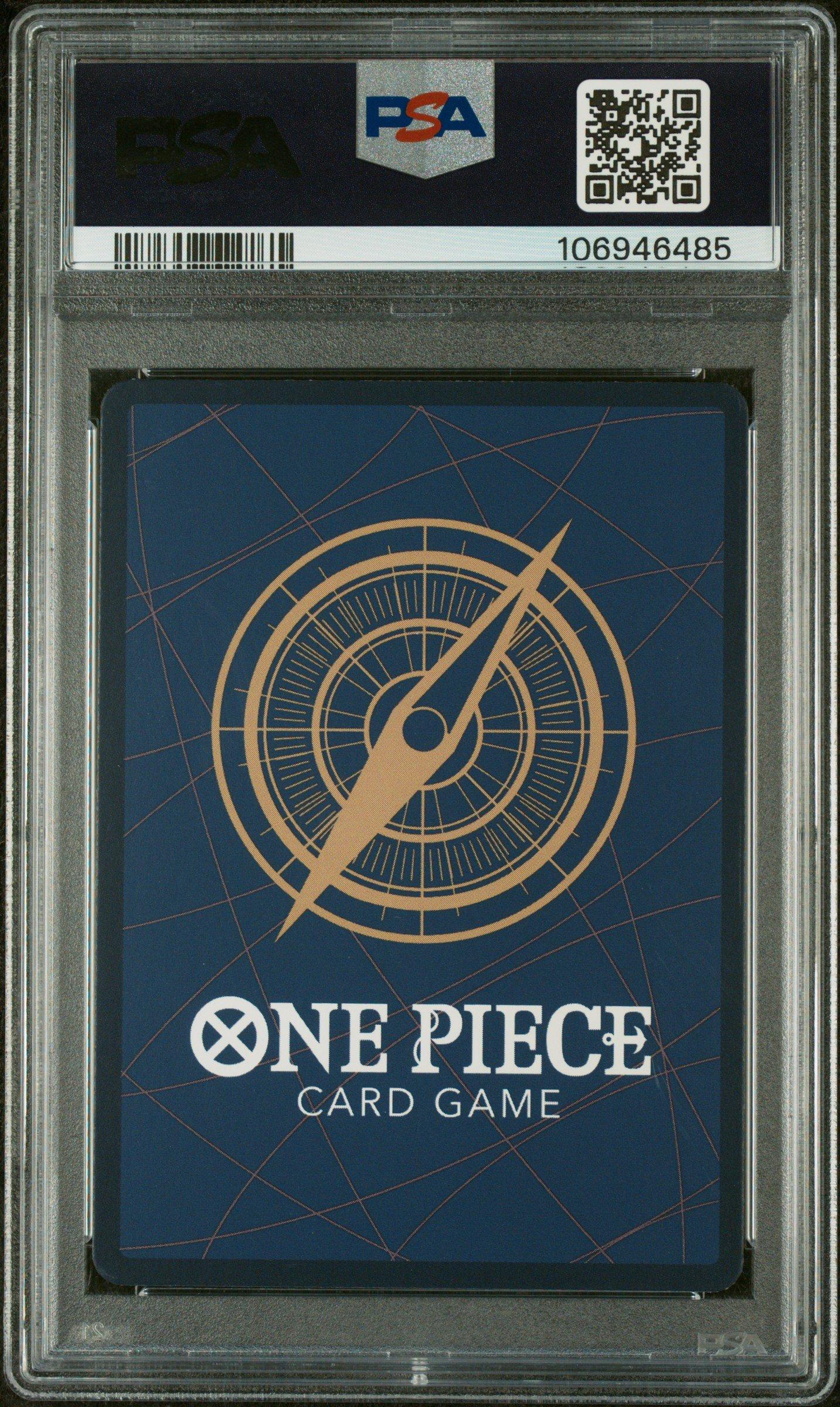 2024 One Piece Op09-emperors In The New World 072 Franky Alternate Art PSA 10