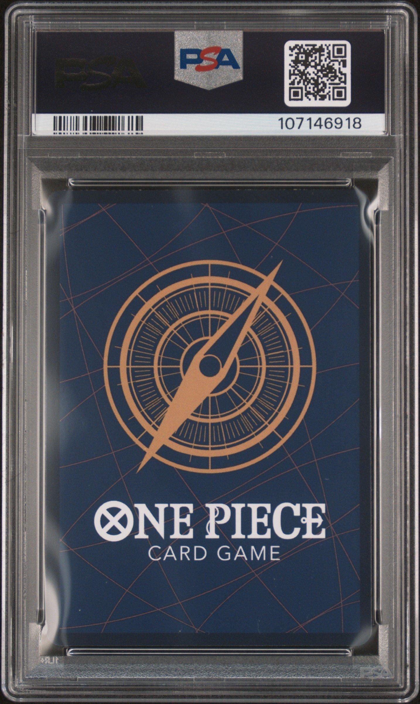 2024 One Piece Op09-emperors In The New World 048 Dracule Mihawk Alternate Art PSA 10