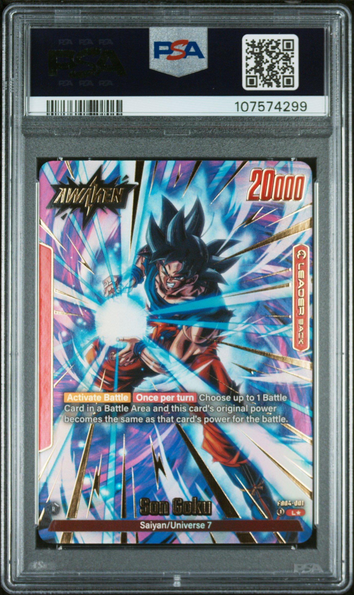 2024 Dragon Ball Super Card Game Fusion World Ultra Limit Fb04- Son Goku Alternate Art PSA 10
