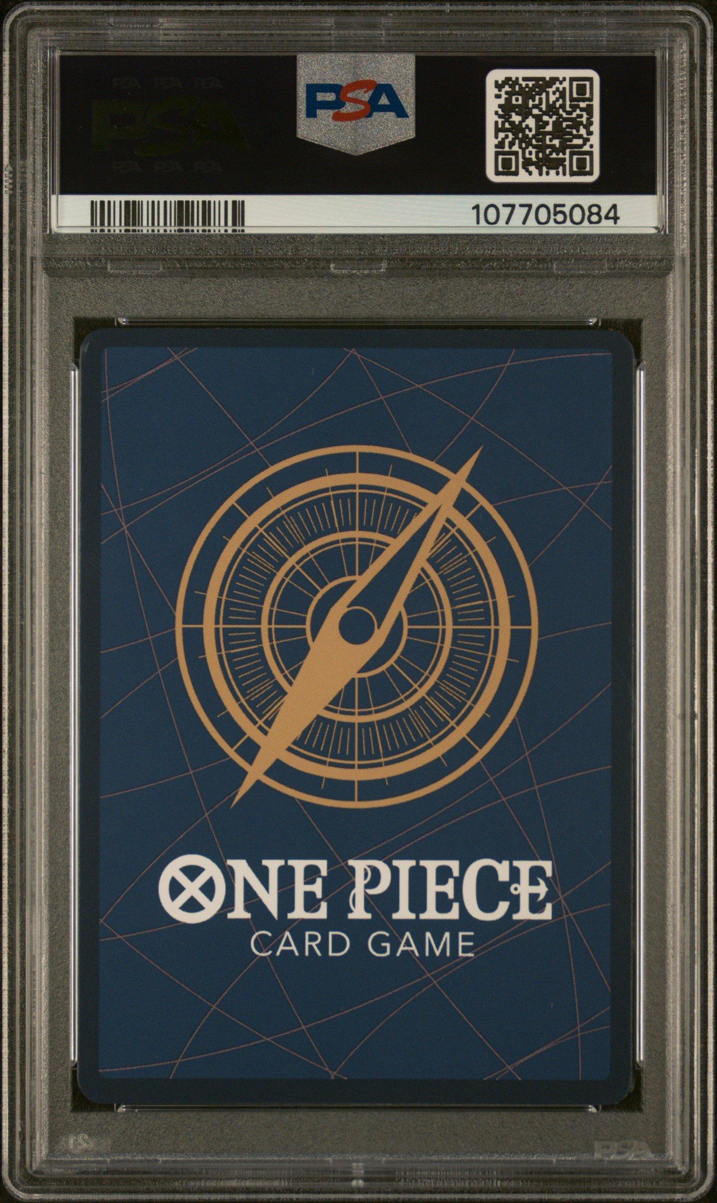 2024 One Piece Ultra Deck St13-the Three Brothers 009 Shanks Black & White Alternate Art PSA 10