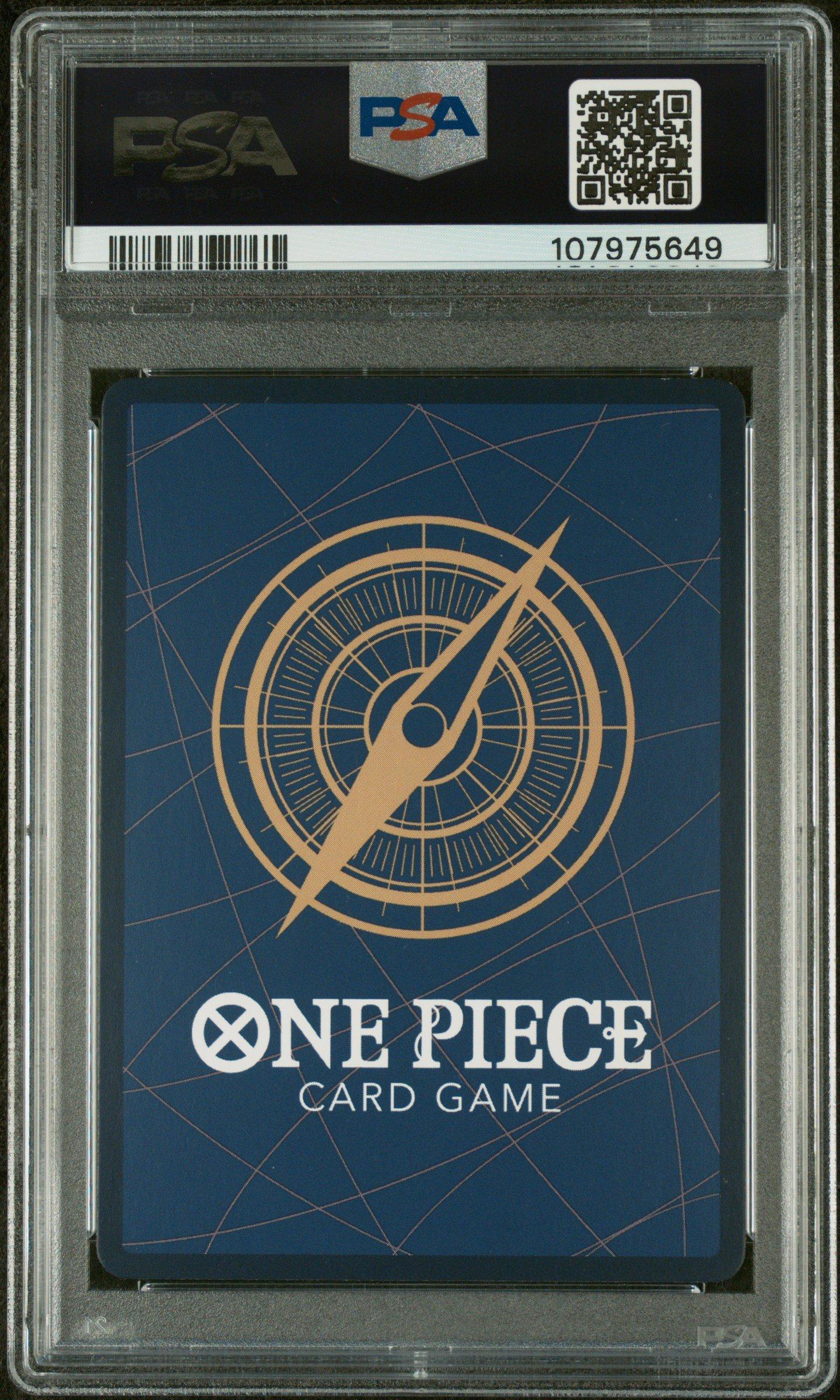 2023 One Piece Promos 037 Monkey D. Luffy 1st Anniversary Tournament-participation PSA