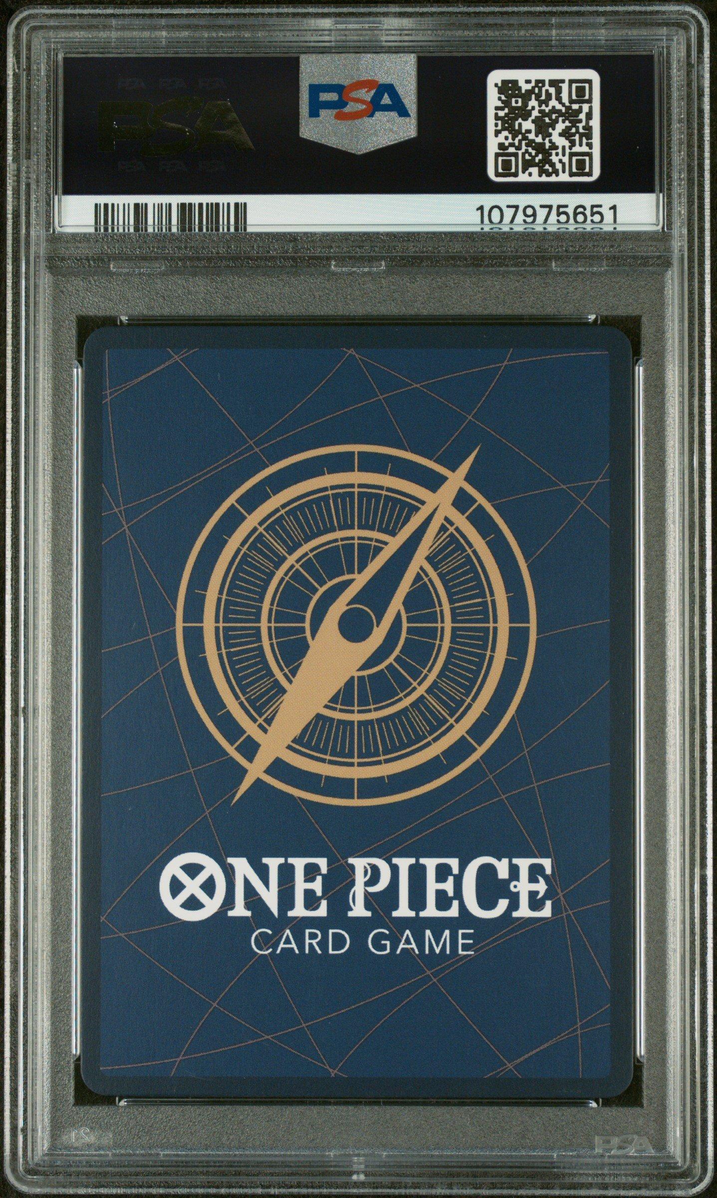 2024 One Piece Japanese Op09-emperors In The New World 093 Marshall D. Teach Wanted Alternate Art PSA 10