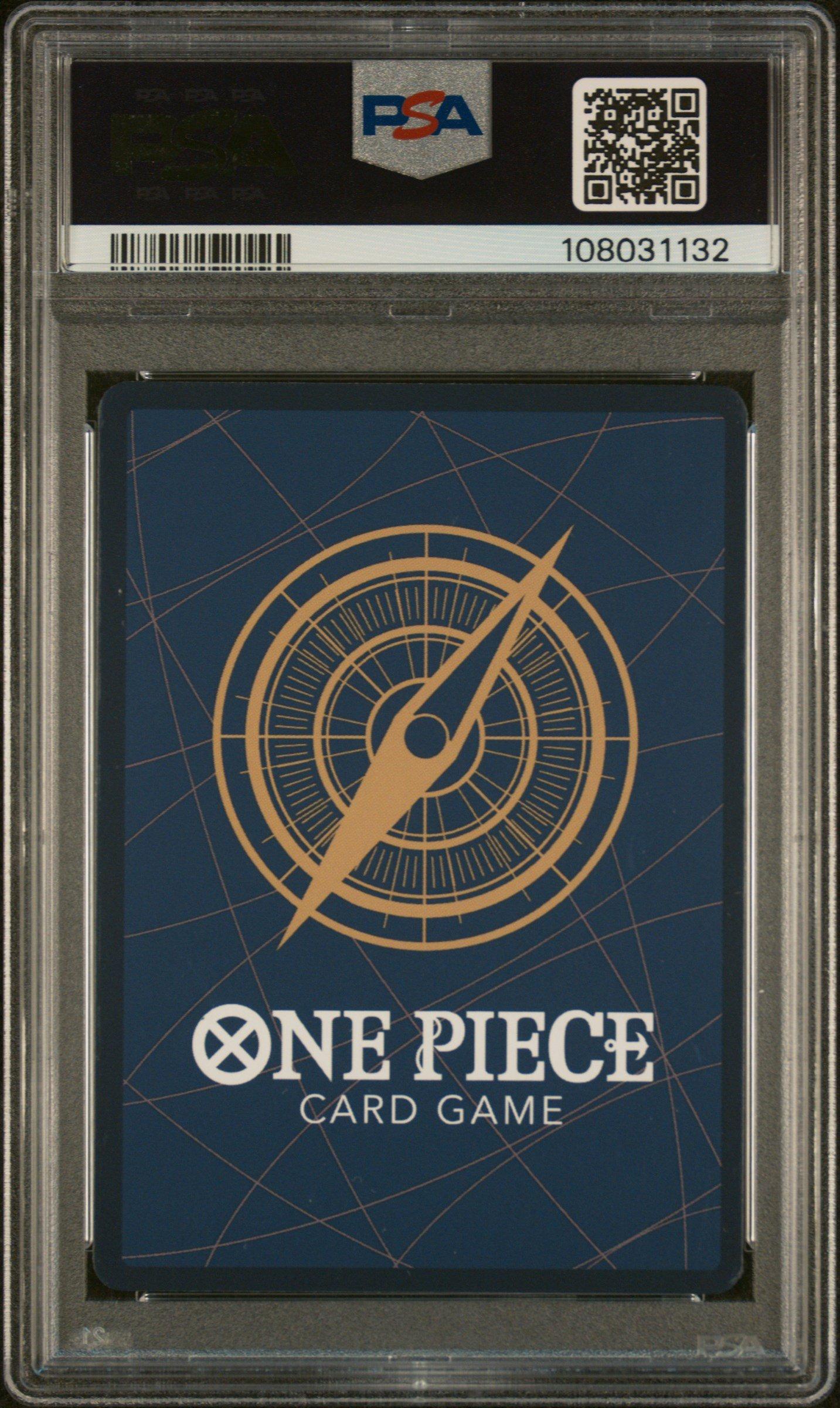 2024 One Piece Ultra Deck St13-the Three Brothers Portgas D. Ace Black & White Alternate Art PSA 10